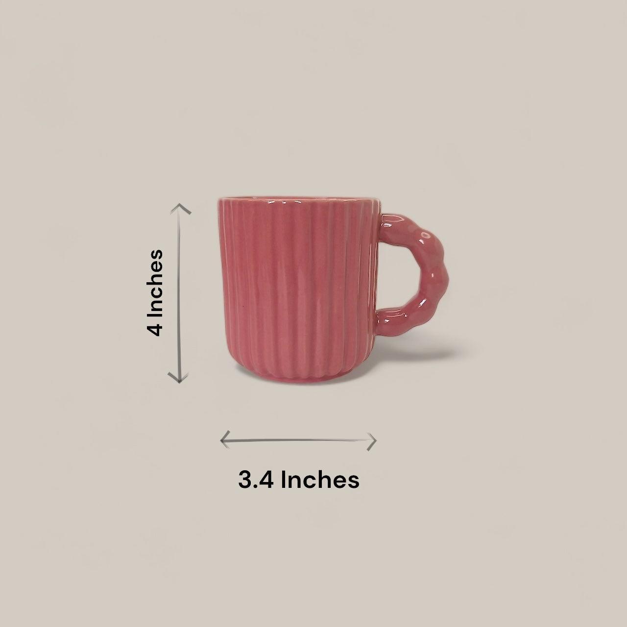 Pink Bracelet Mug - Clayful Homes