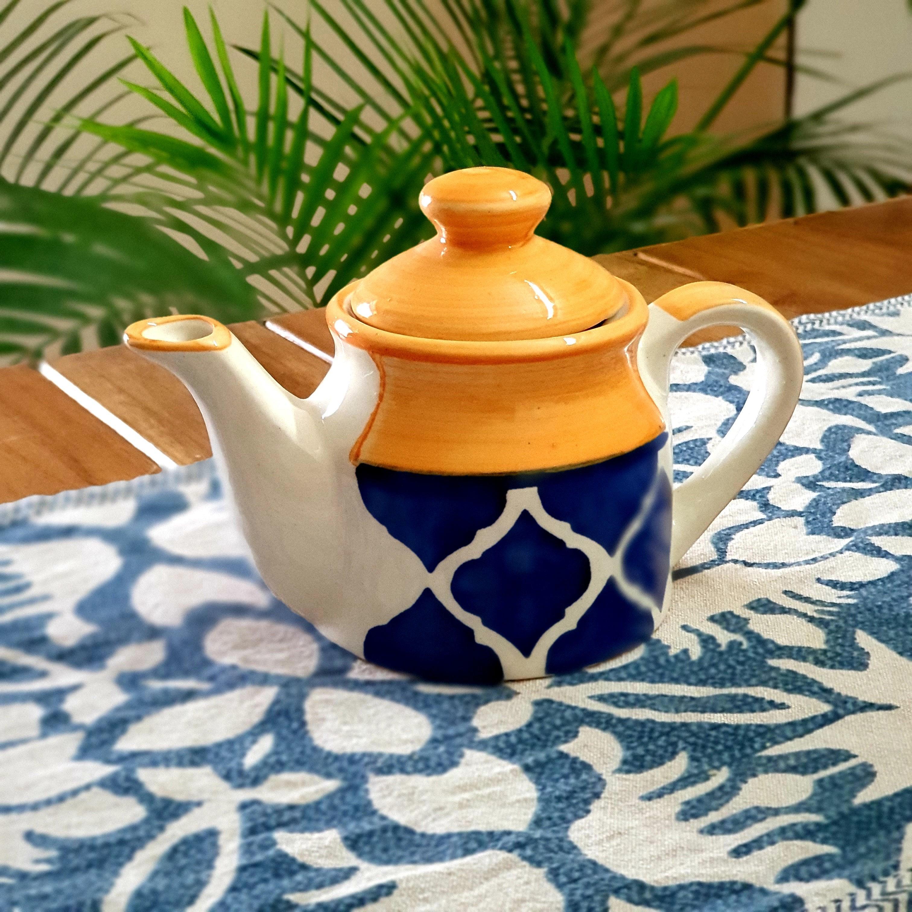 Two Moroccan Teapot Set - Clayful Homes