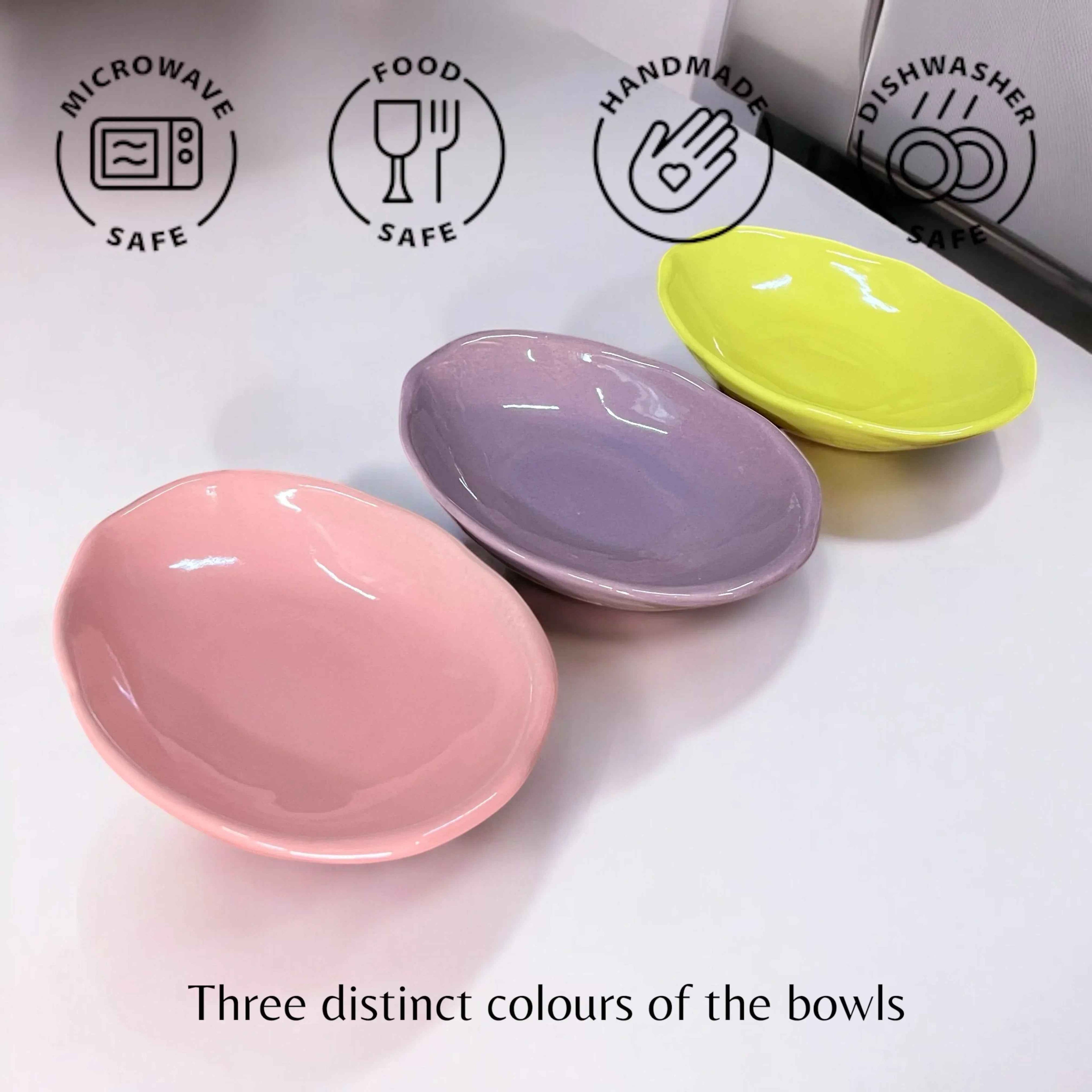 3 Serving Platter Bowls - Clayful Homes