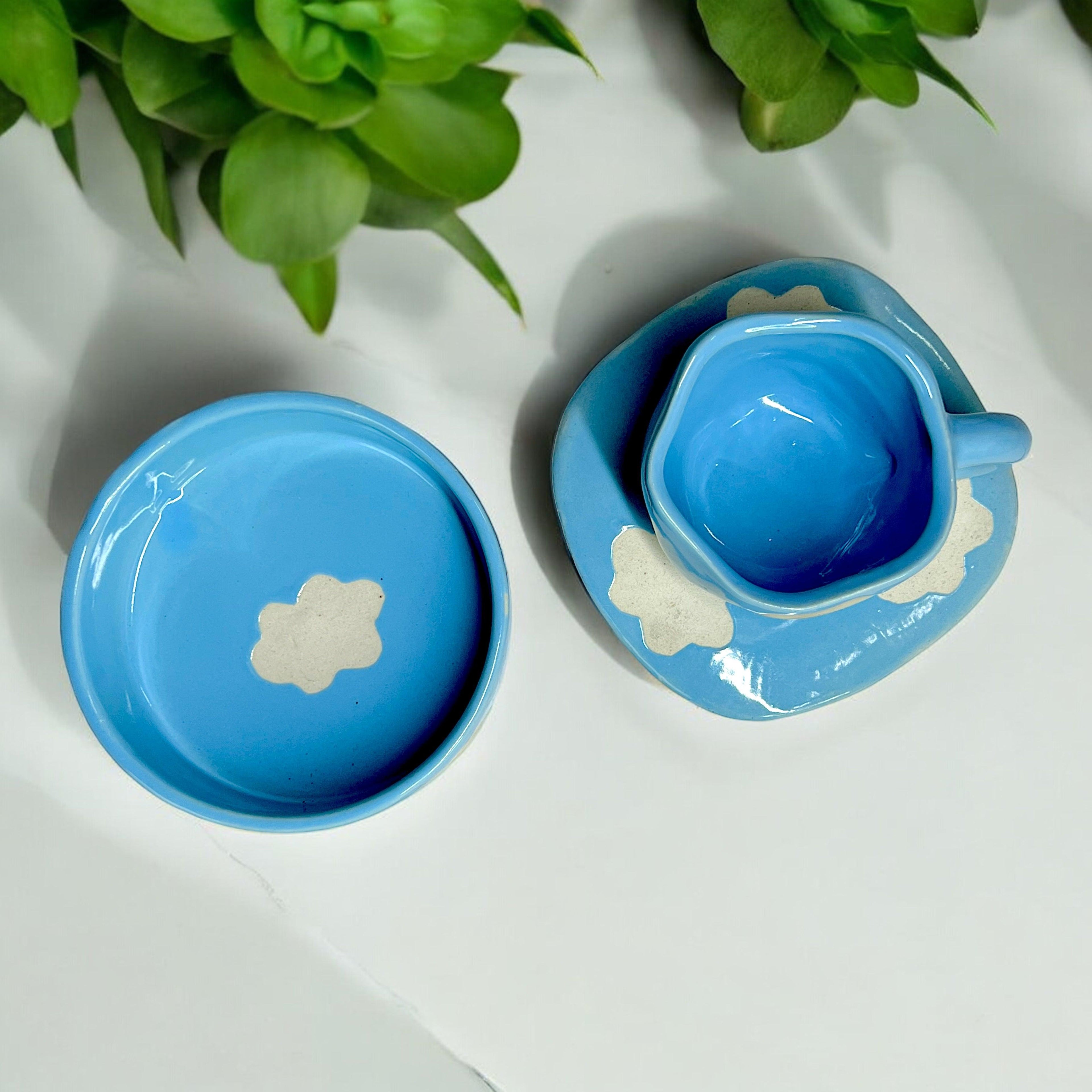 Cloud Nine Coffee Mug & Bowl Set - Clayful Homes