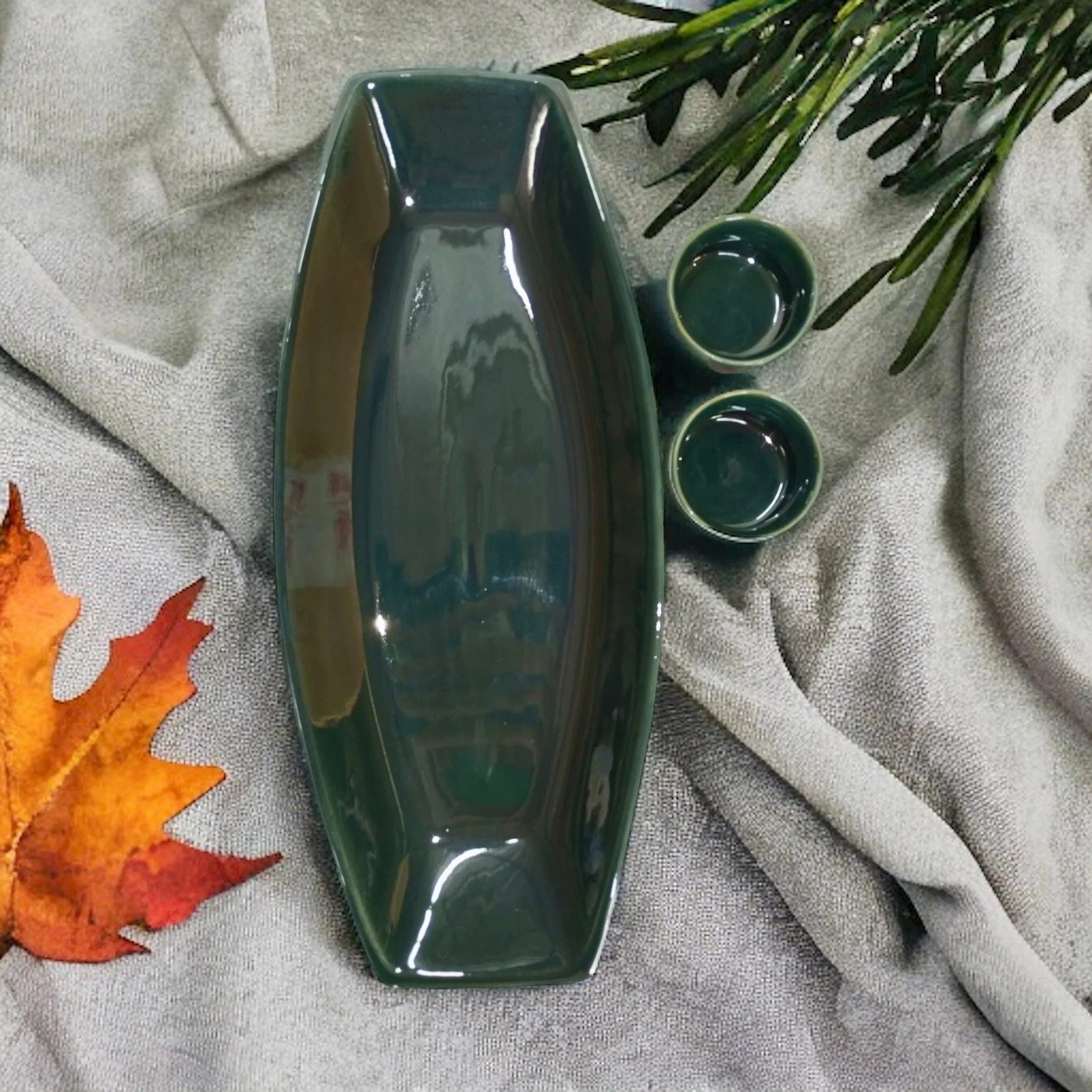 Antique Snacks Platter - Clayful Homes