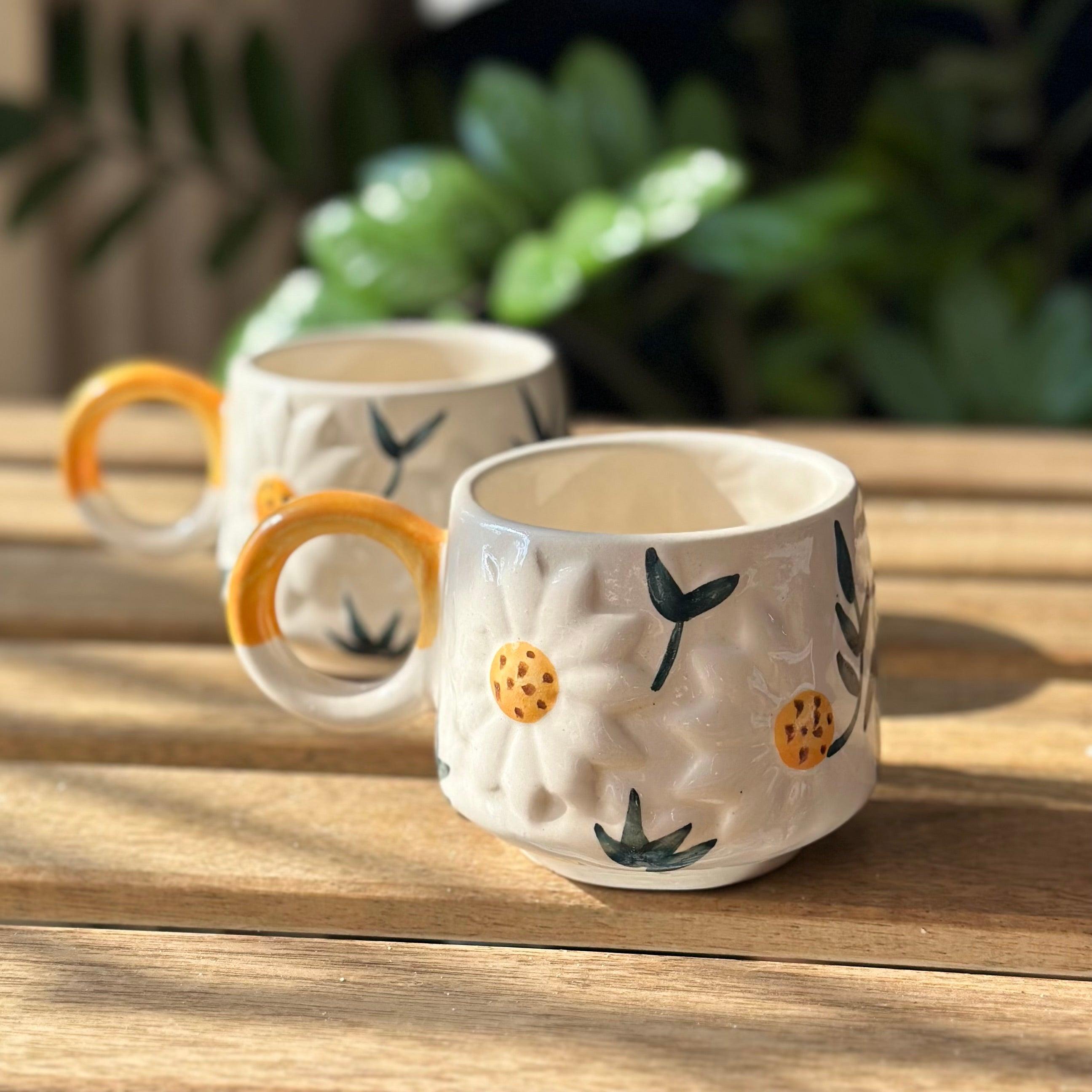 Sun Flower Mug - Clayful Homes