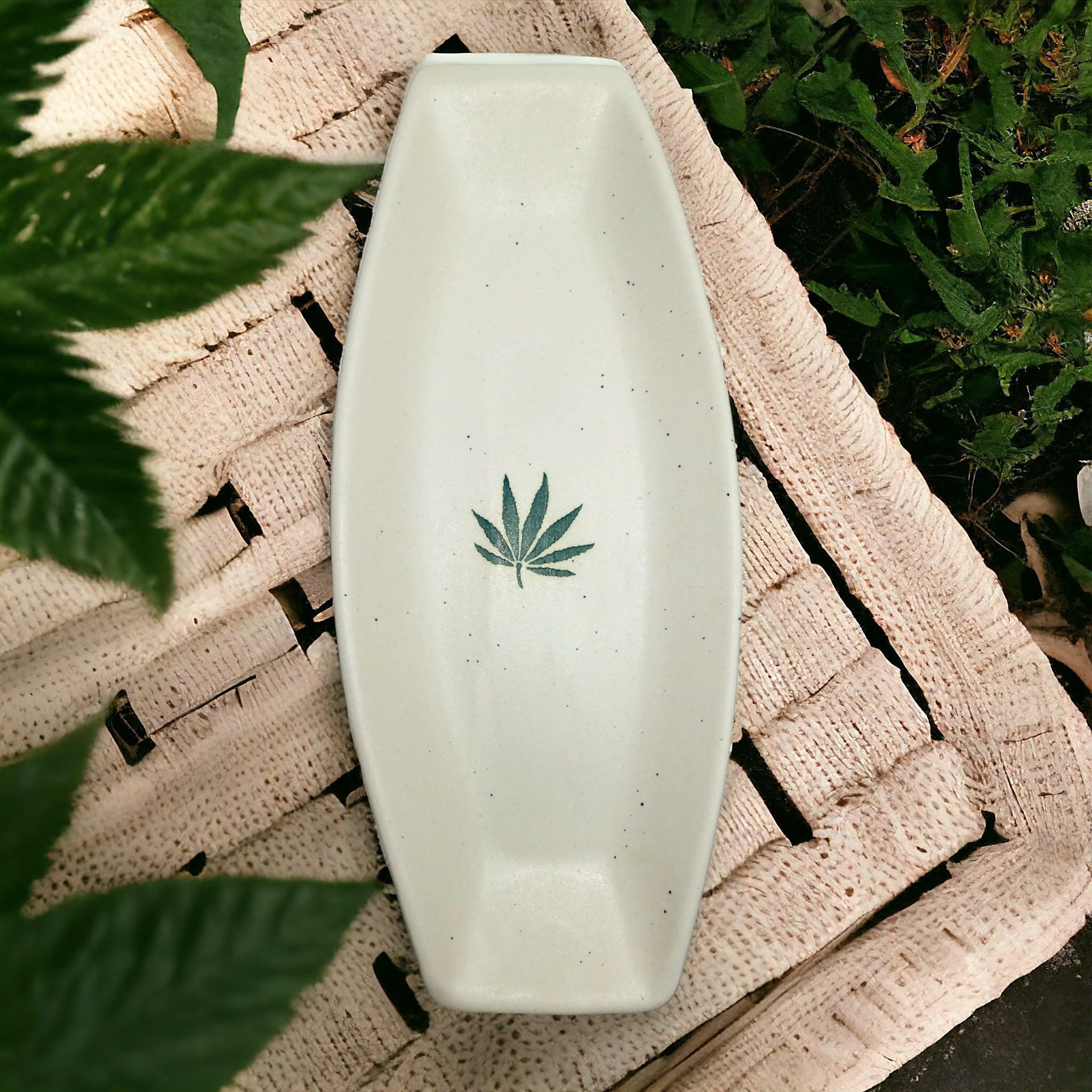 Leaf Snacks Platter - Clayful Homes