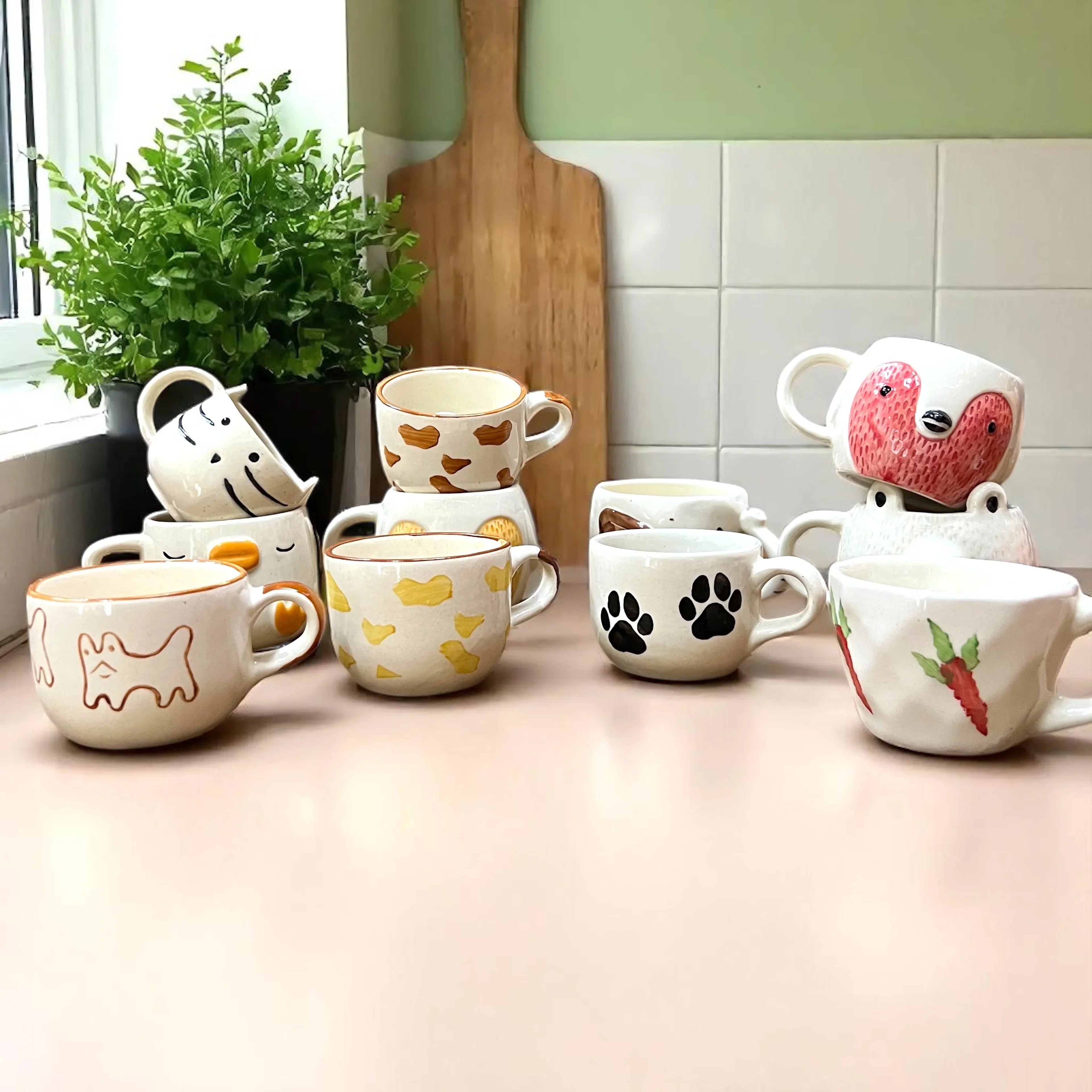 Animal Kingdom Mugs (Get 11 for price of 9) - Clayful Homes