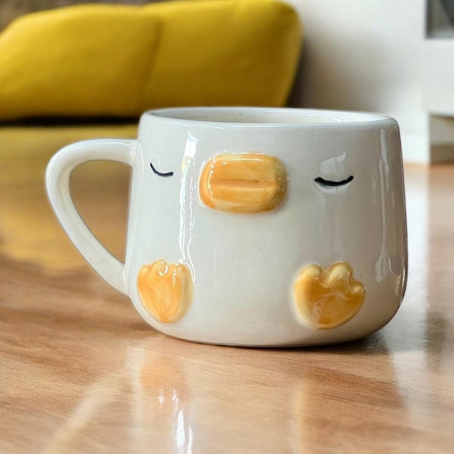 Sleeping-Duck-Ceramic-Coffee-Mugs-Clayfulhomes