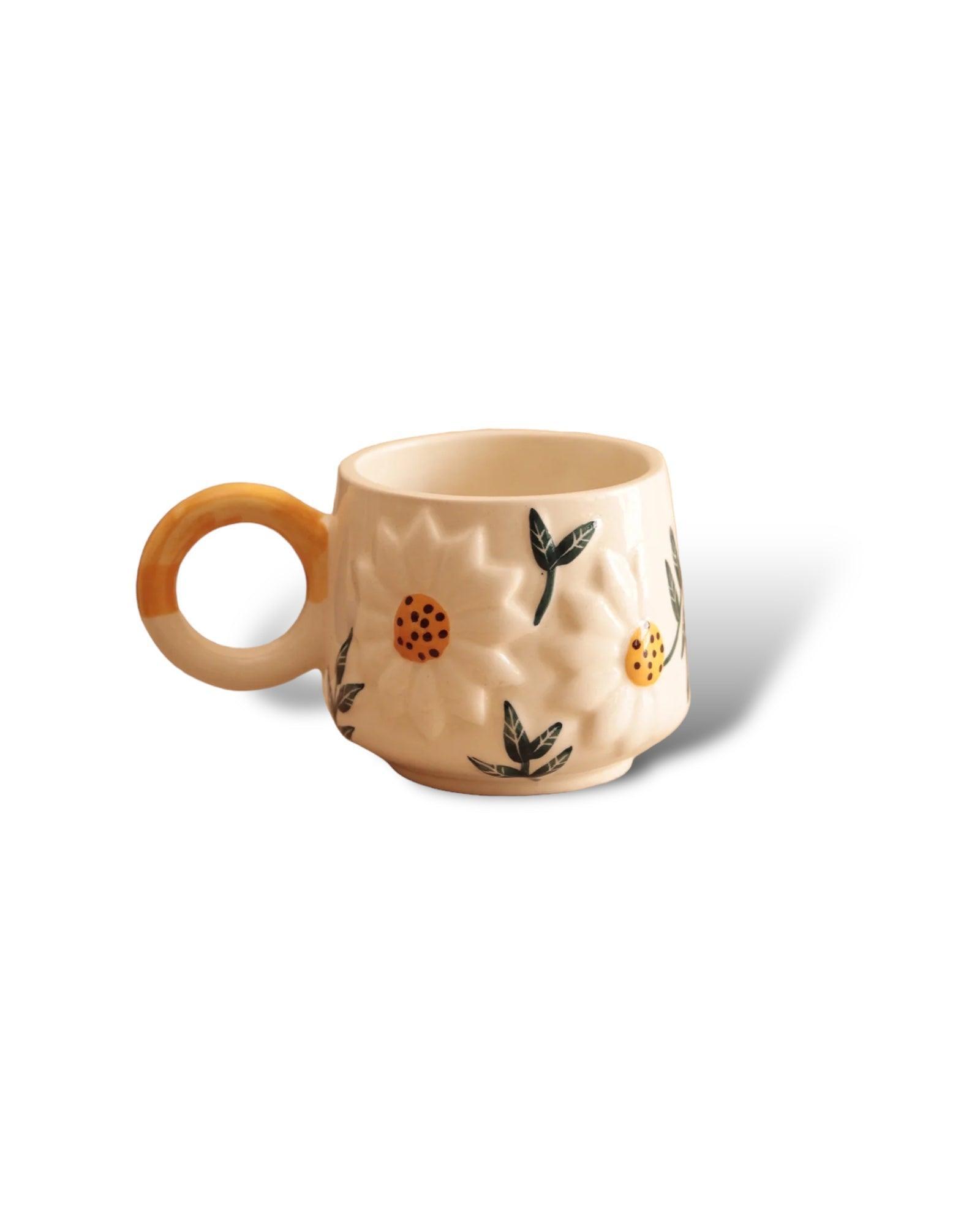 Sun Flower Mug - Clayful Homes