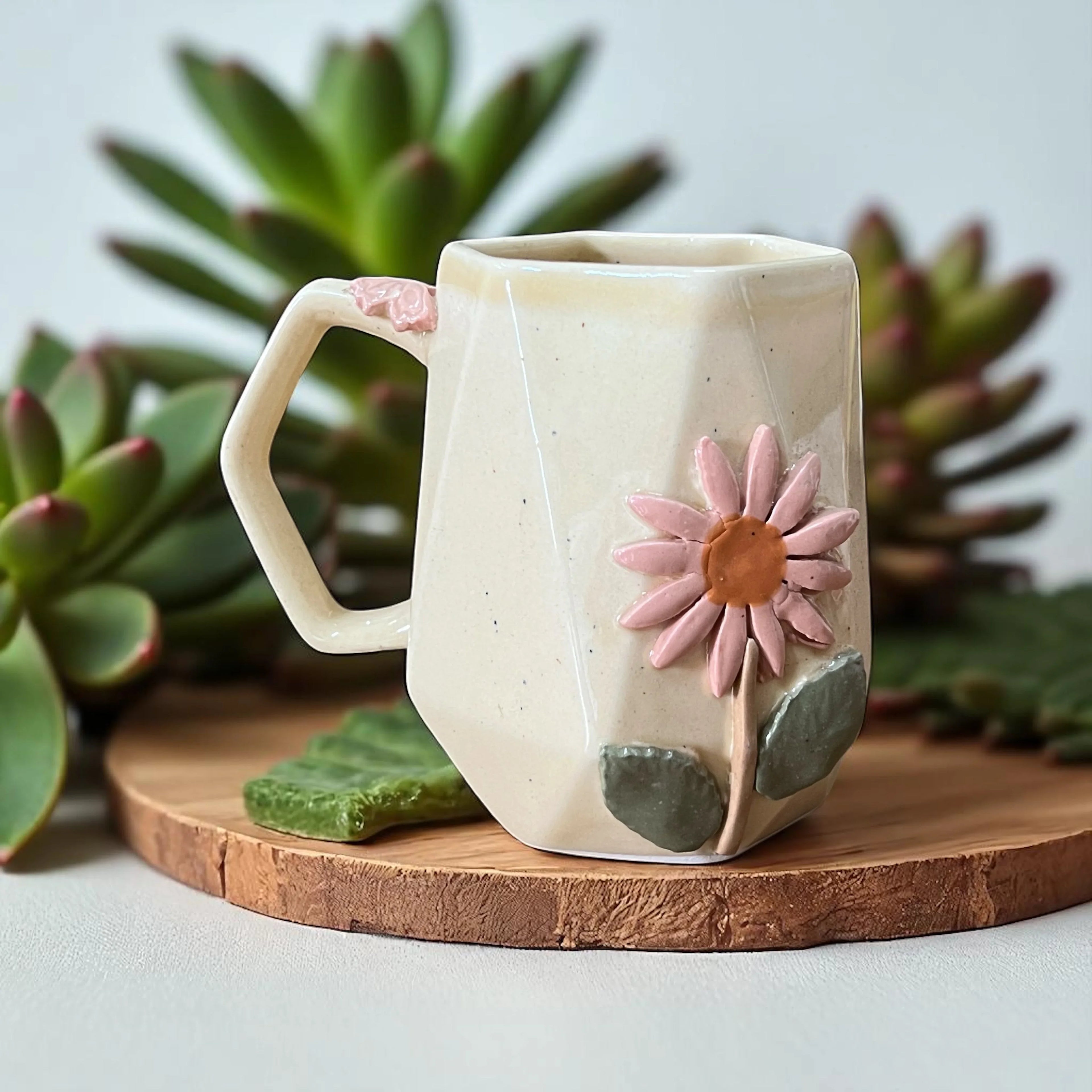 Gift me A Flower Mug - Clayful Homes
