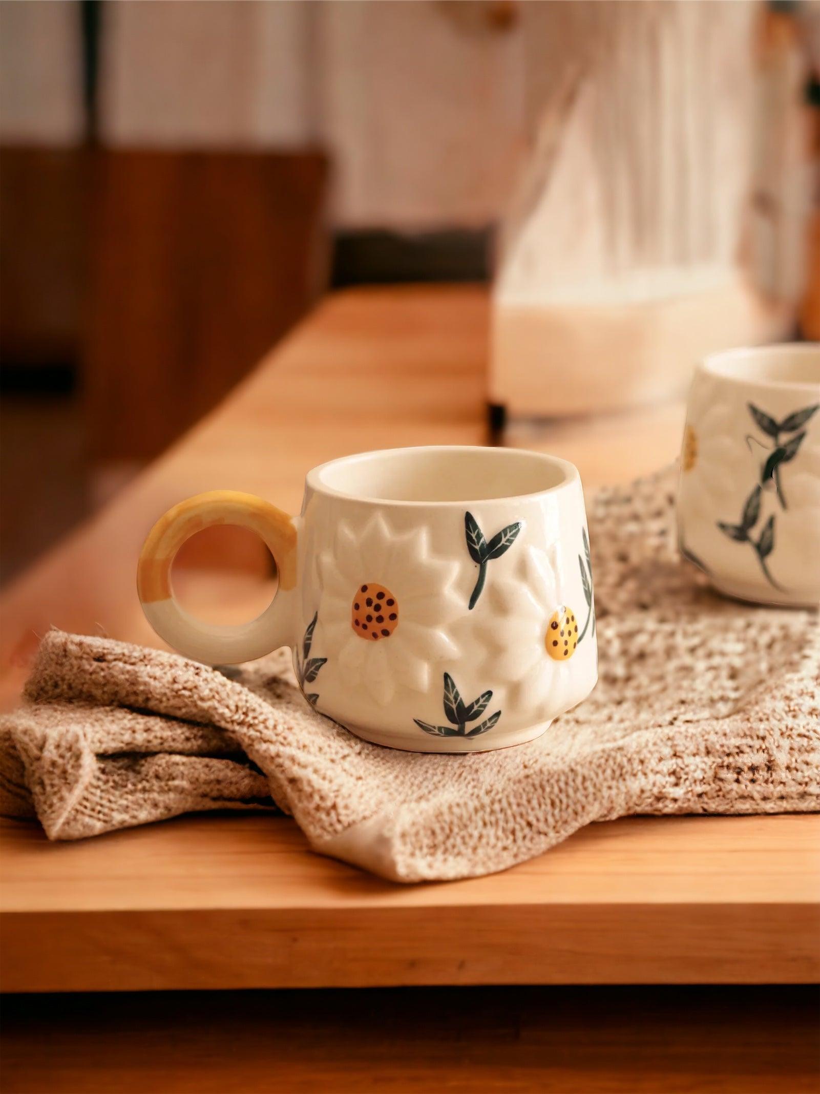Sun Flower Mug - Clayful Homes