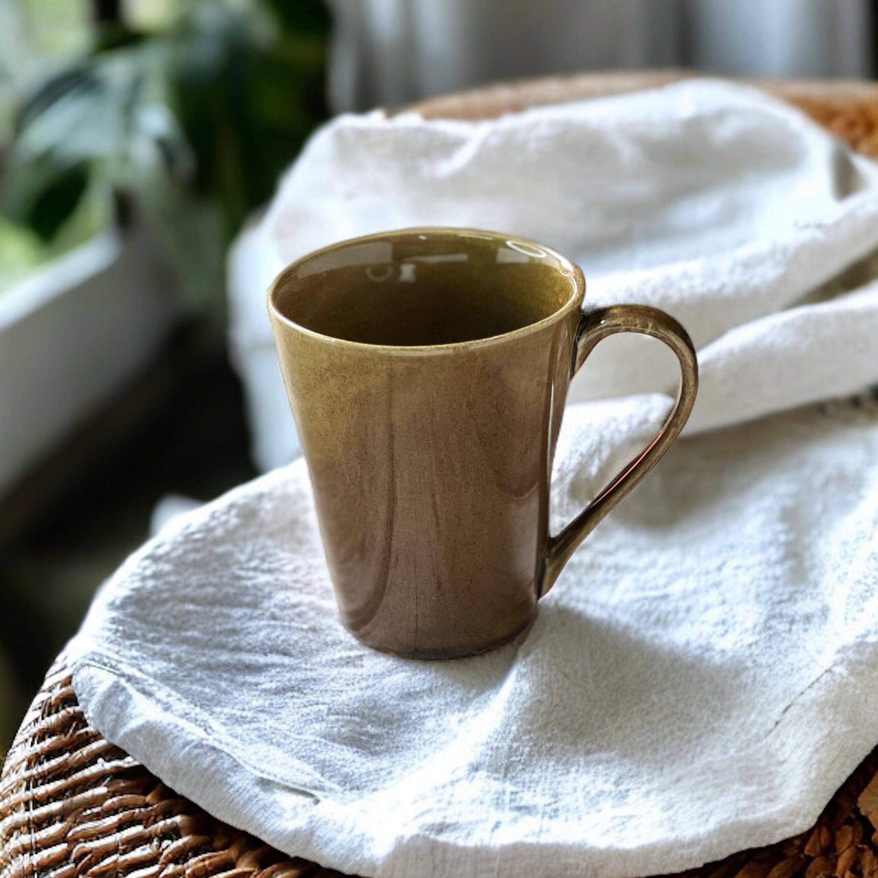 Madras Brown Mugs | Set of 2 - Clayful Homes