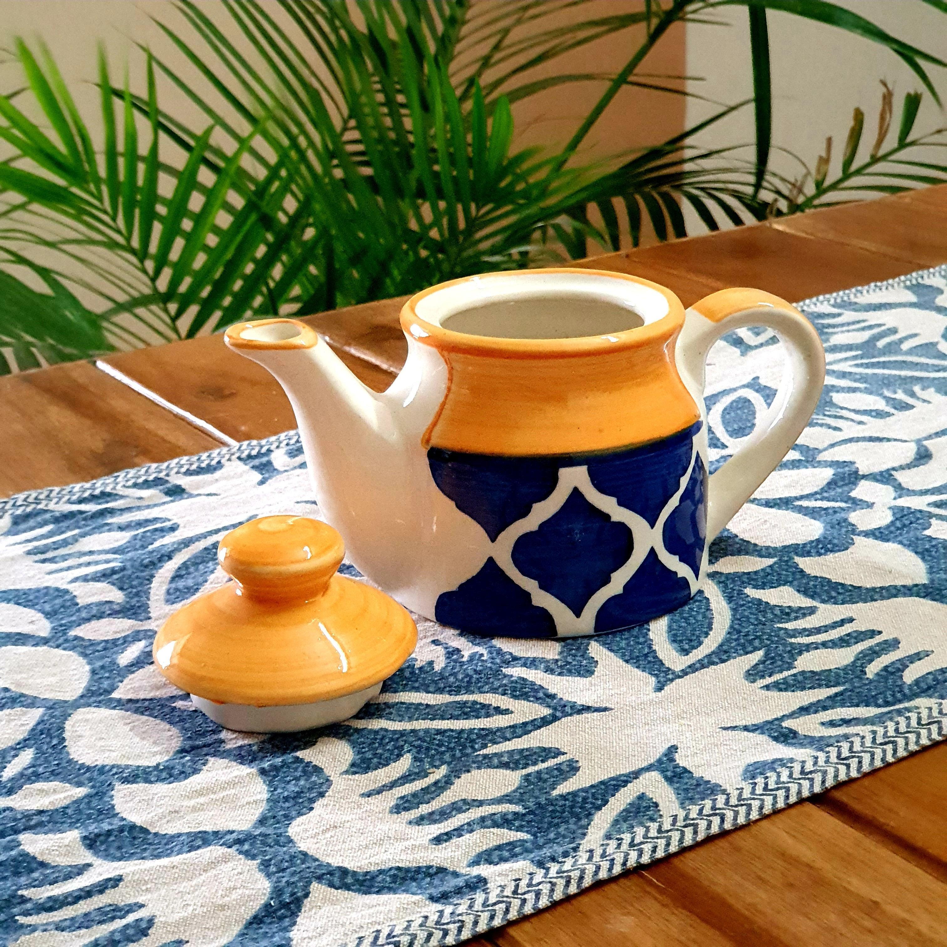 Two Moroccan Teapot Set - Clayful Homes