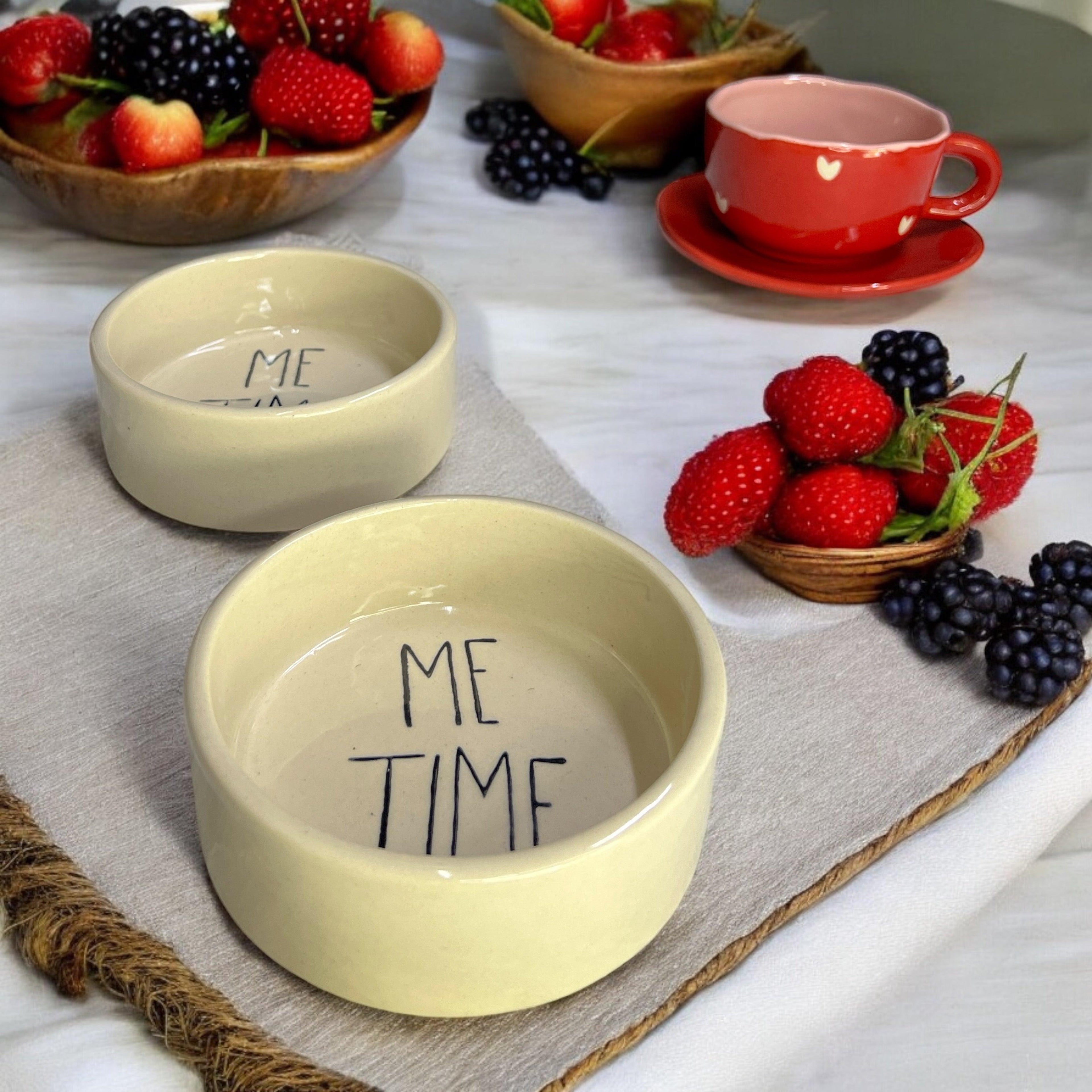 Me-Time Cereal Snack Bowl - Clayful Homes