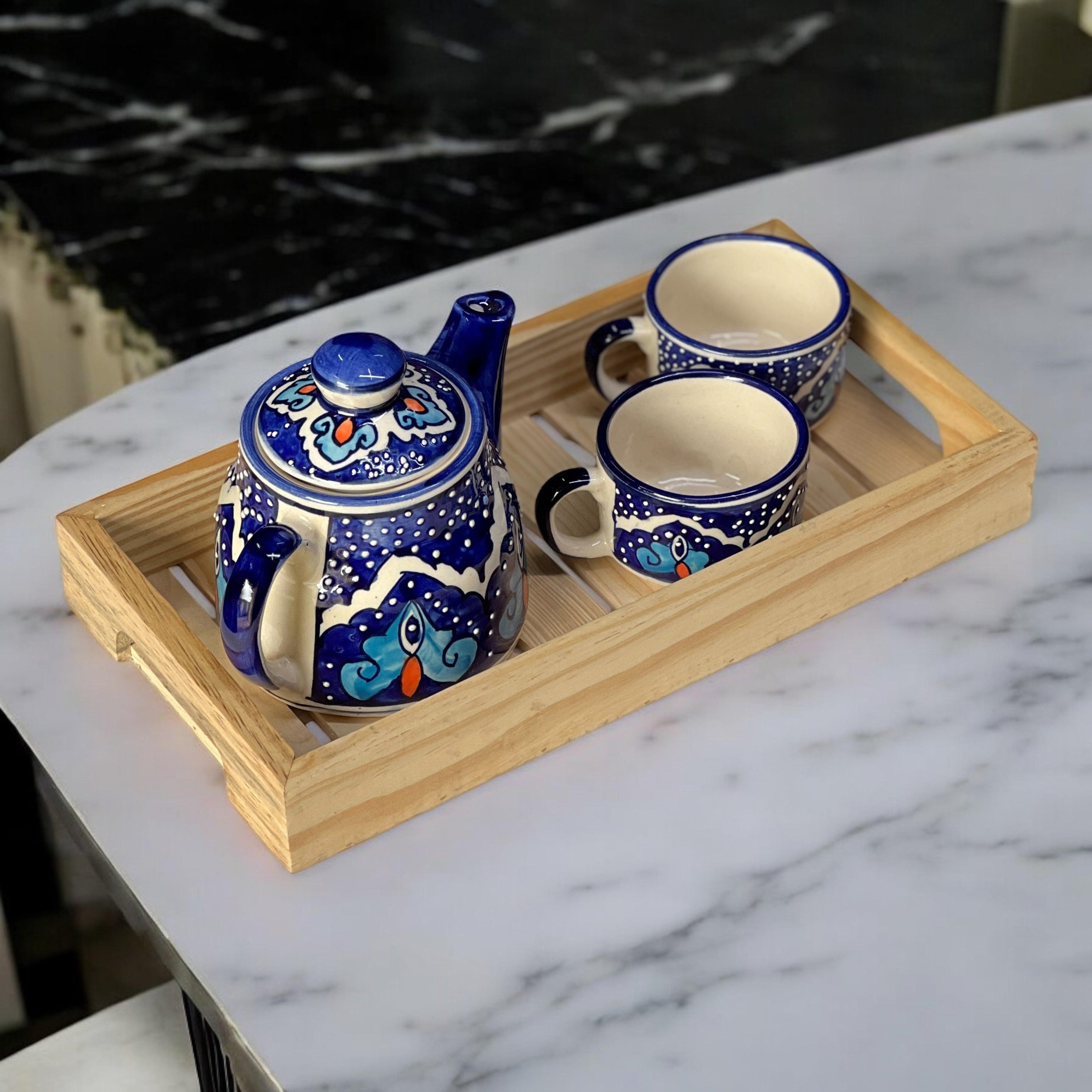 Two Open Eye Wooden l - Clayful Homes