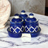 Blue Pickle Jars Set with Tray - Clayful Homes