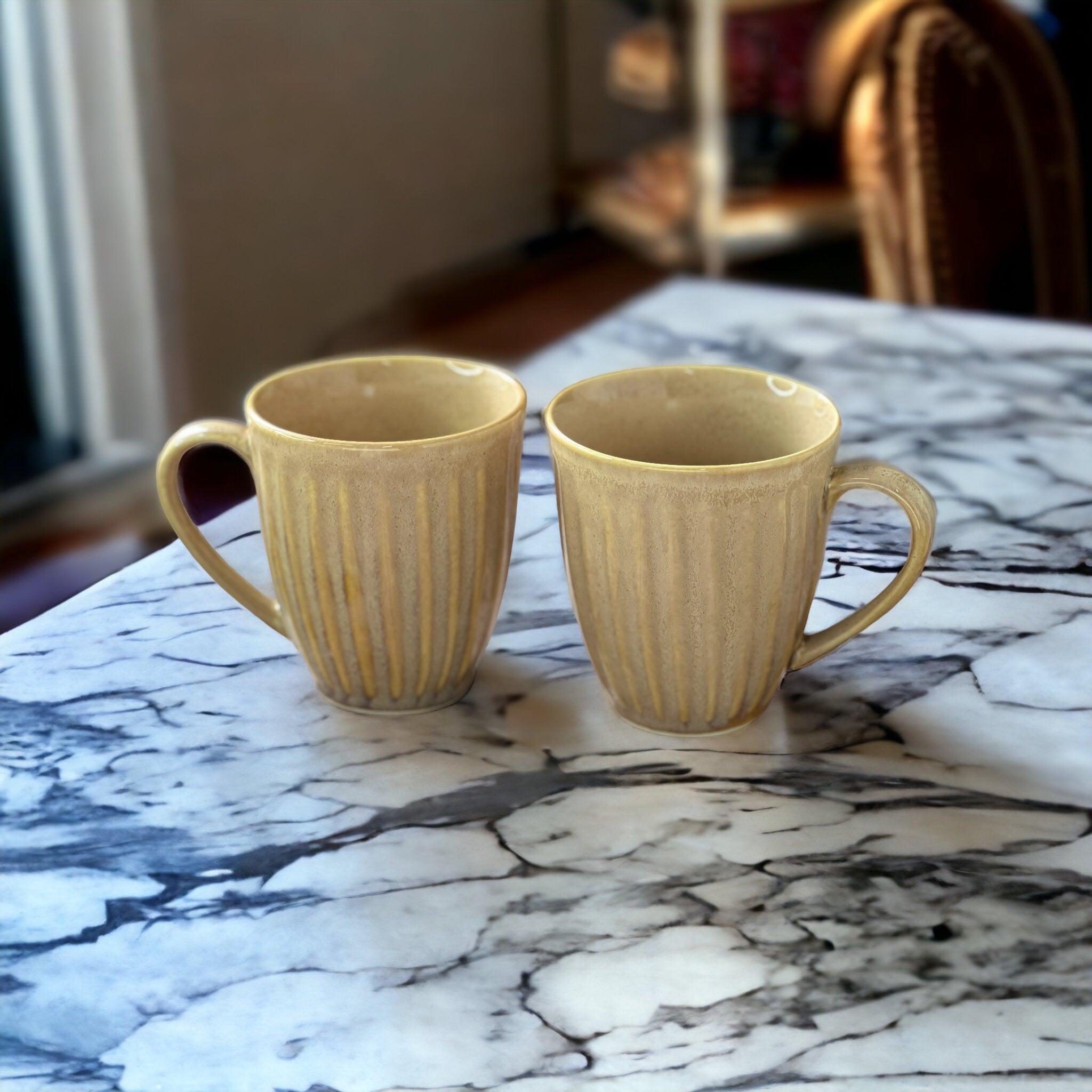 Chalk Mud Mugs | Set of 2 - Clayful Homes