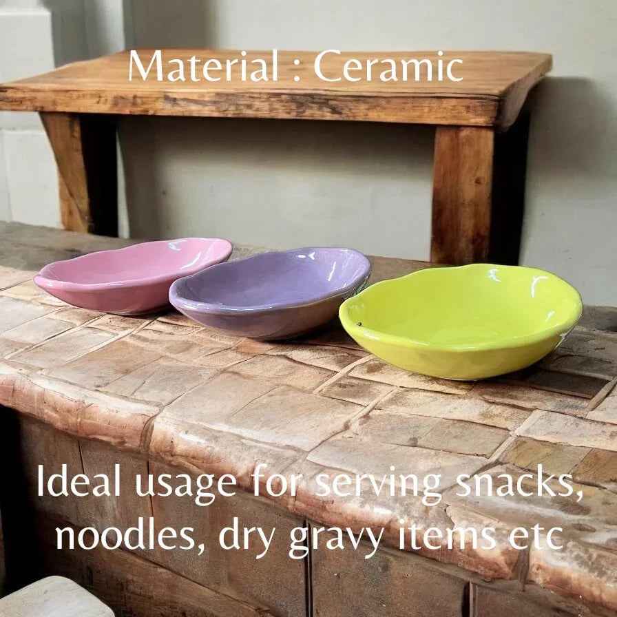 3 Serving Platter Bowls - Clayful Homes