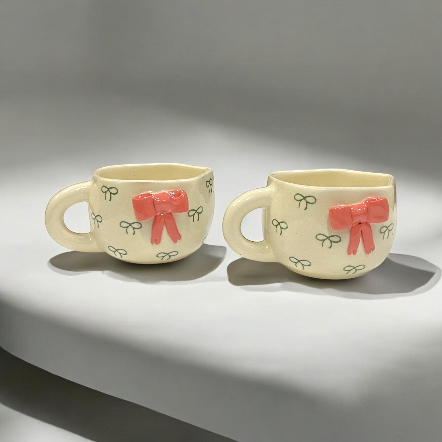 Side Bow Mugs - Clayful Homes