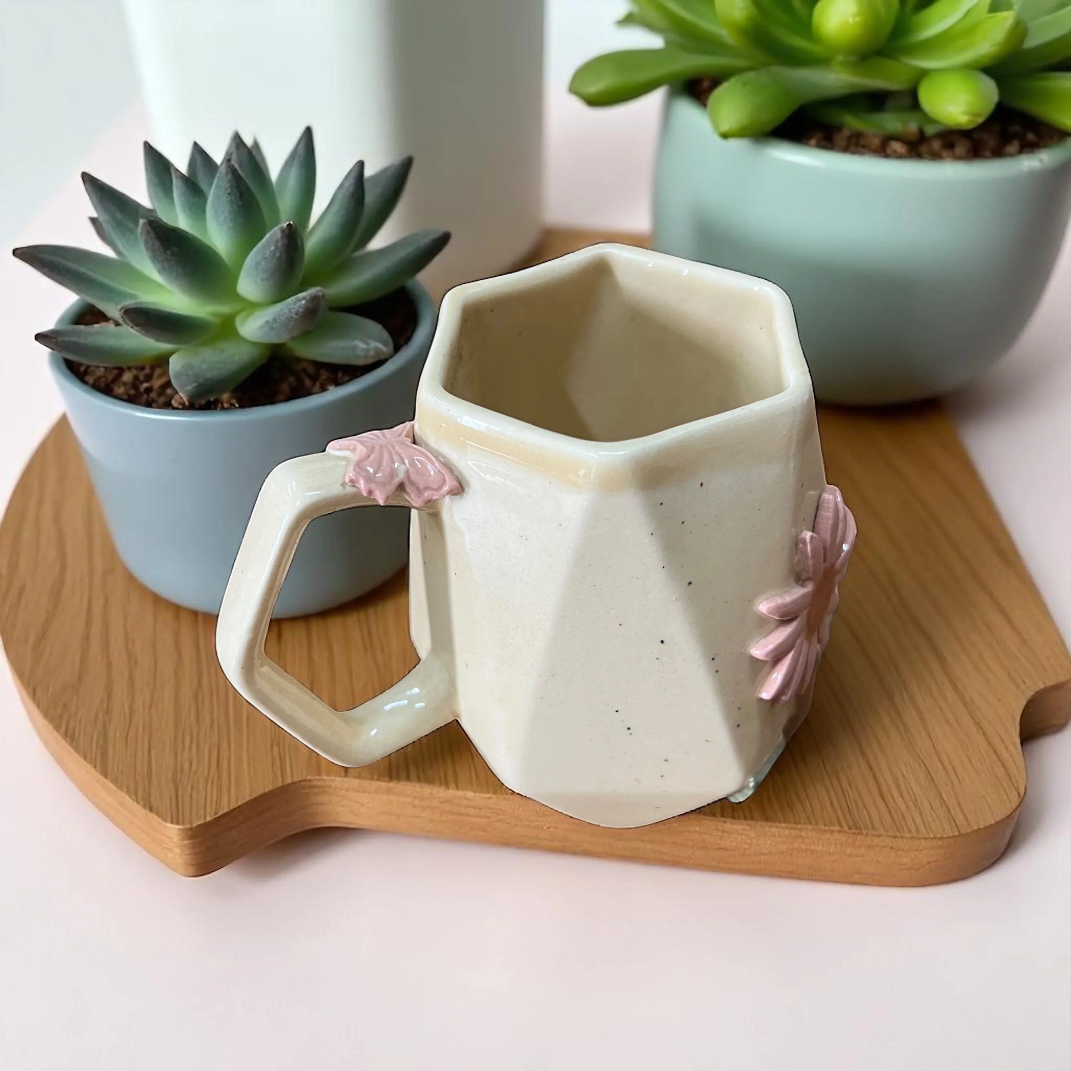 Gift me A Flower Mug - Clayful Homes