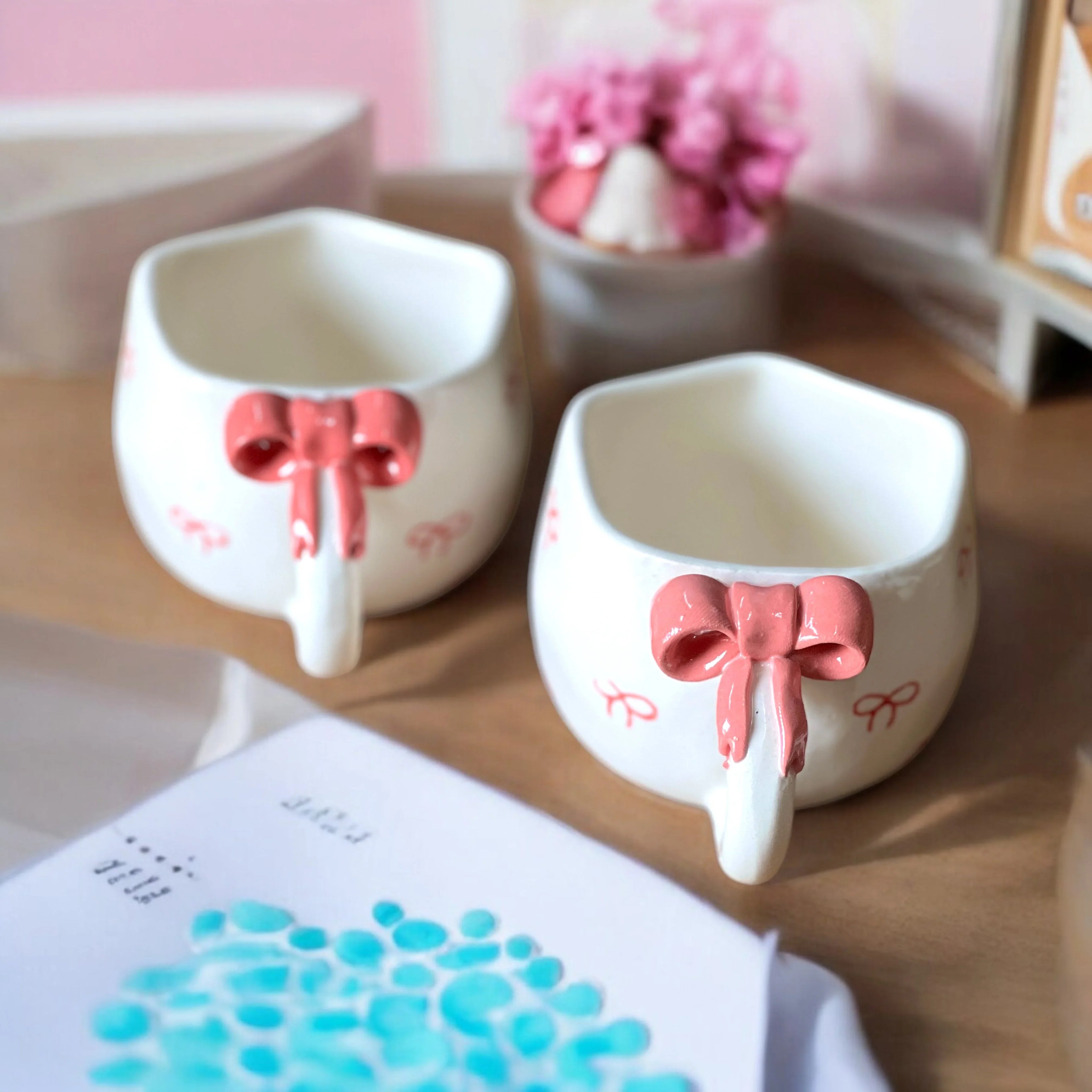 Bow Down Mugs Set of 6 - Clayful Homes