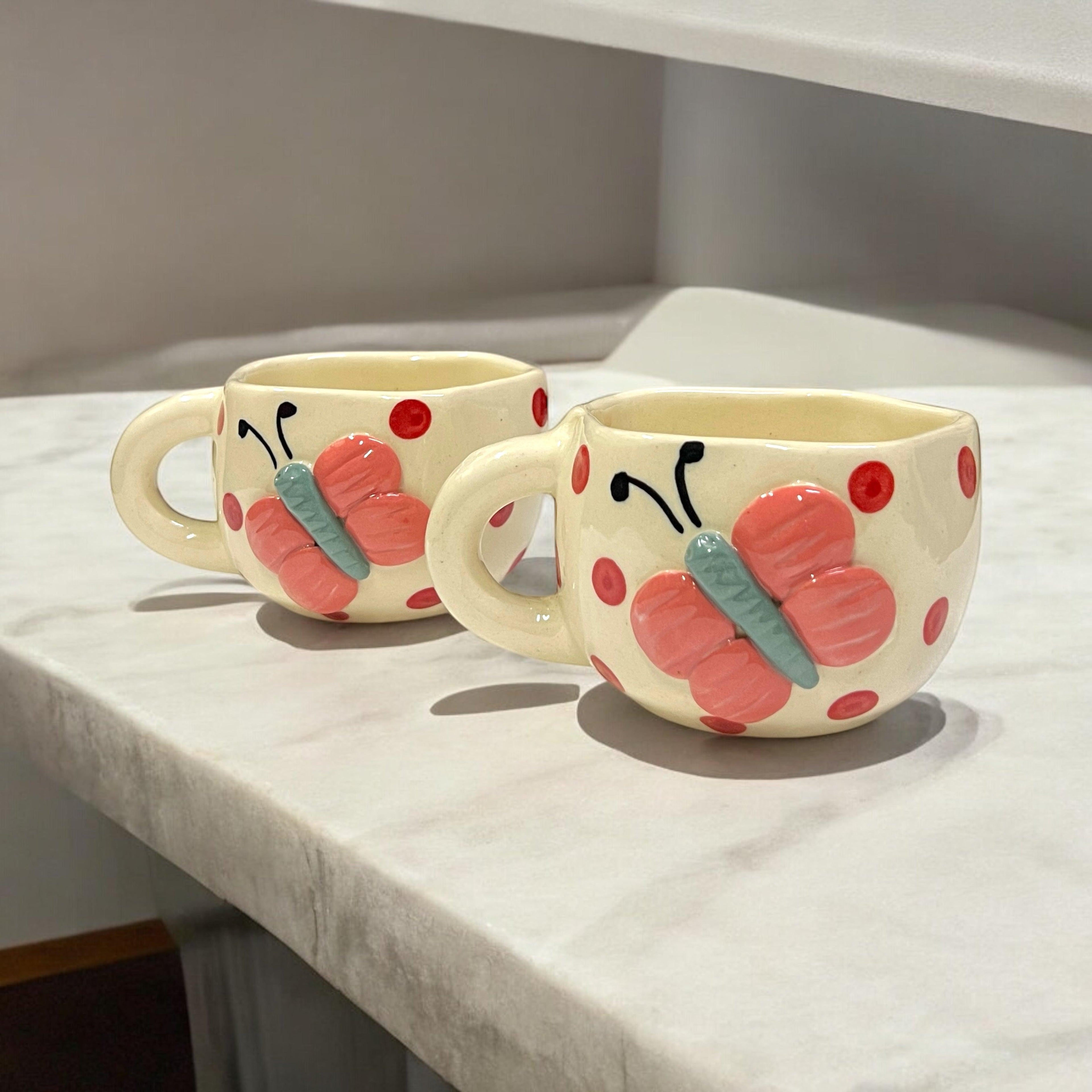 Butterfly Coffee Mug - Clayful Homes