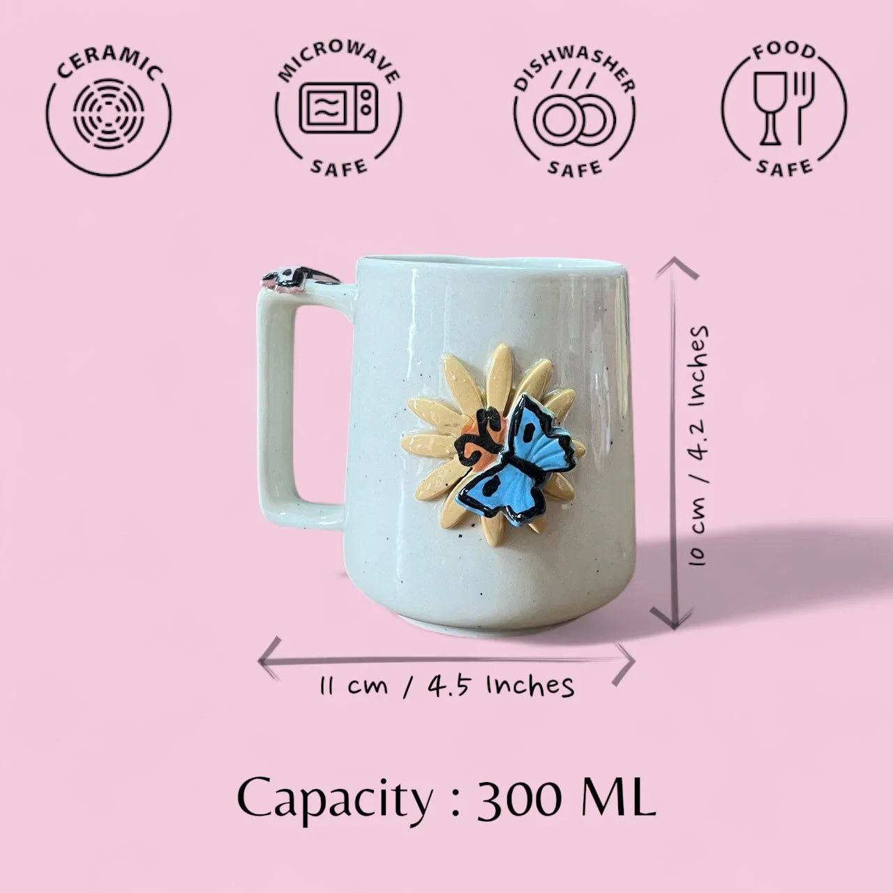 Butterfly-Floral-Ceramic-Coffee-Mug-Clayfulhomes