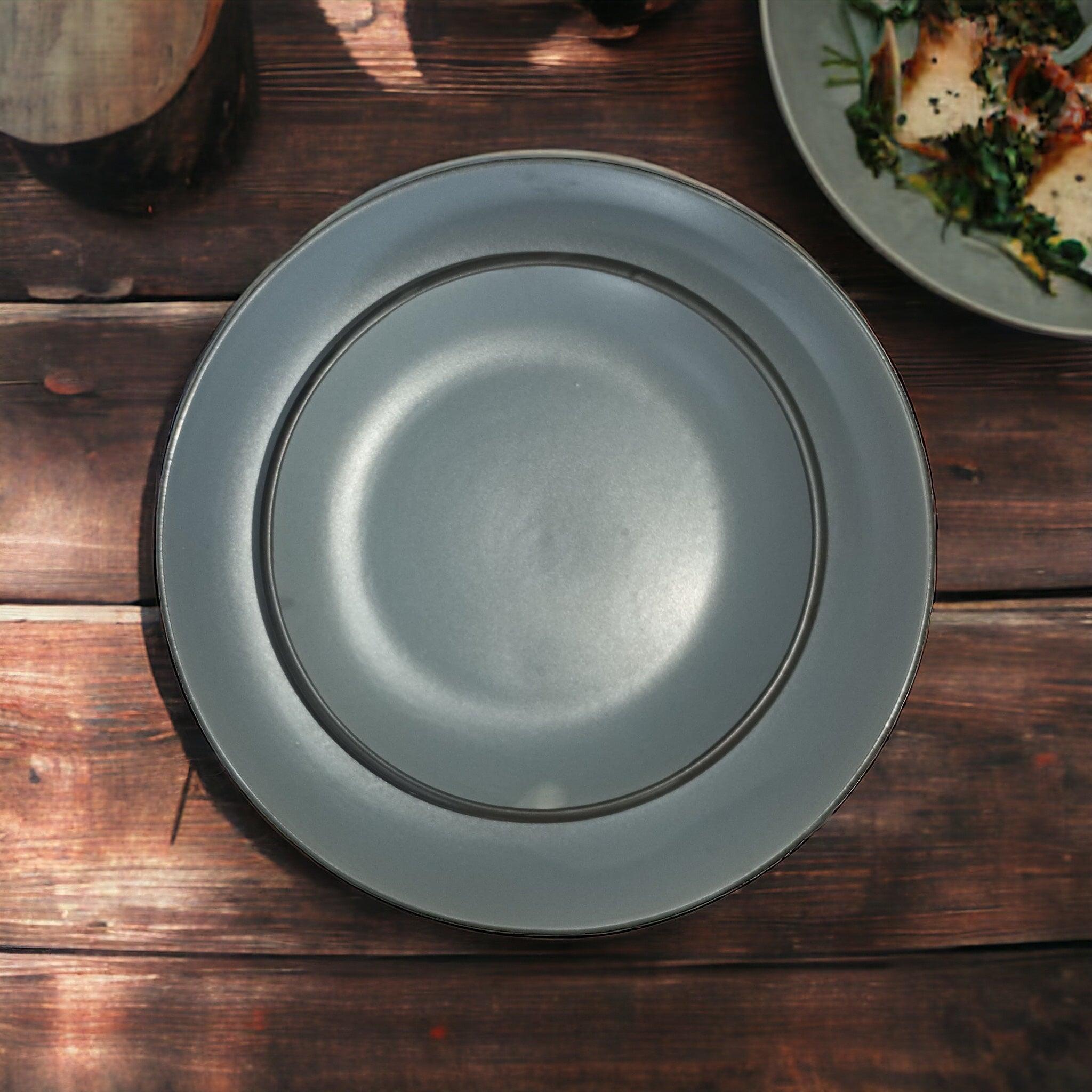 Grey Dinner Set (18 Pcs) - Clayful Homes