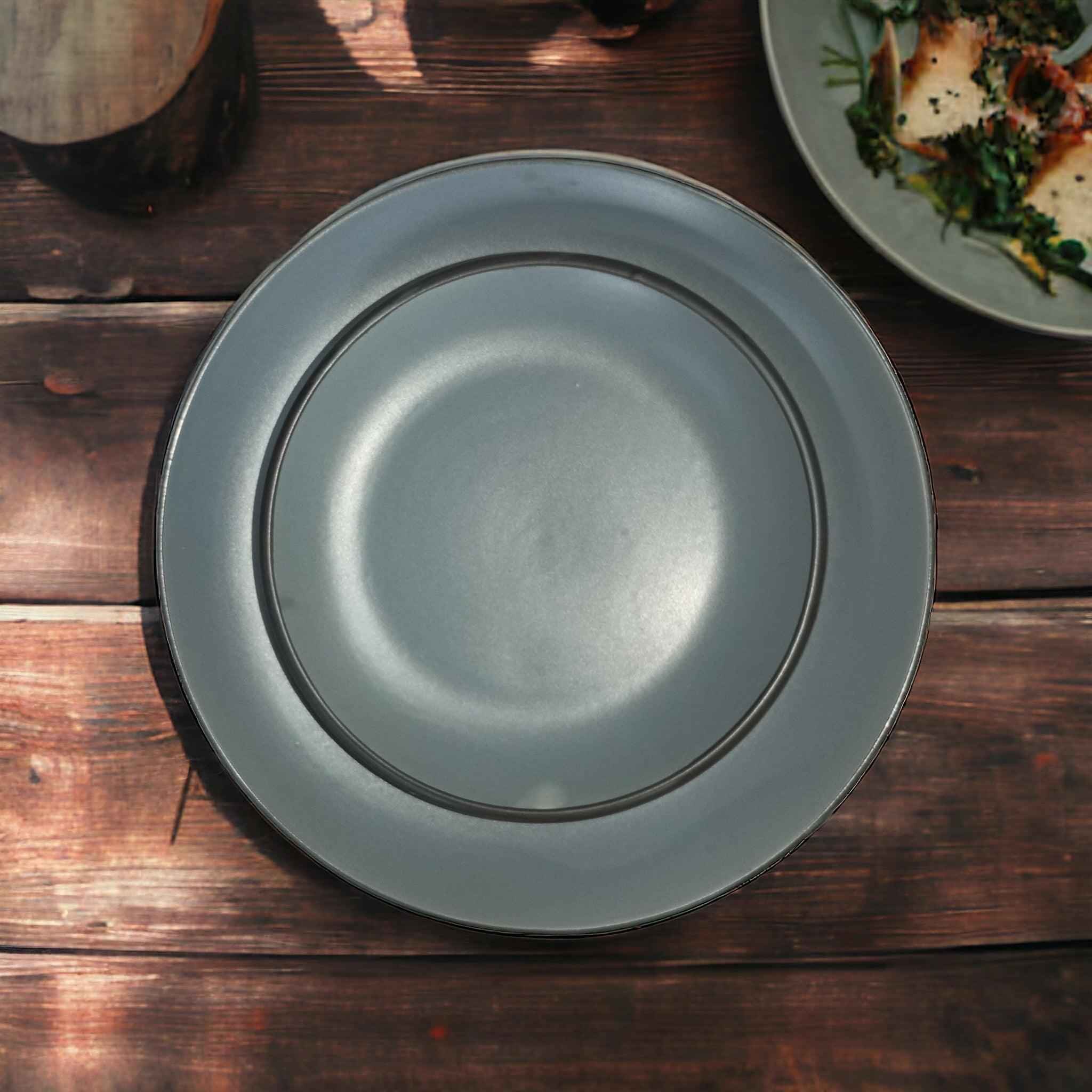 Grey Dinner Set (18 Pcs) - Clayful Homes