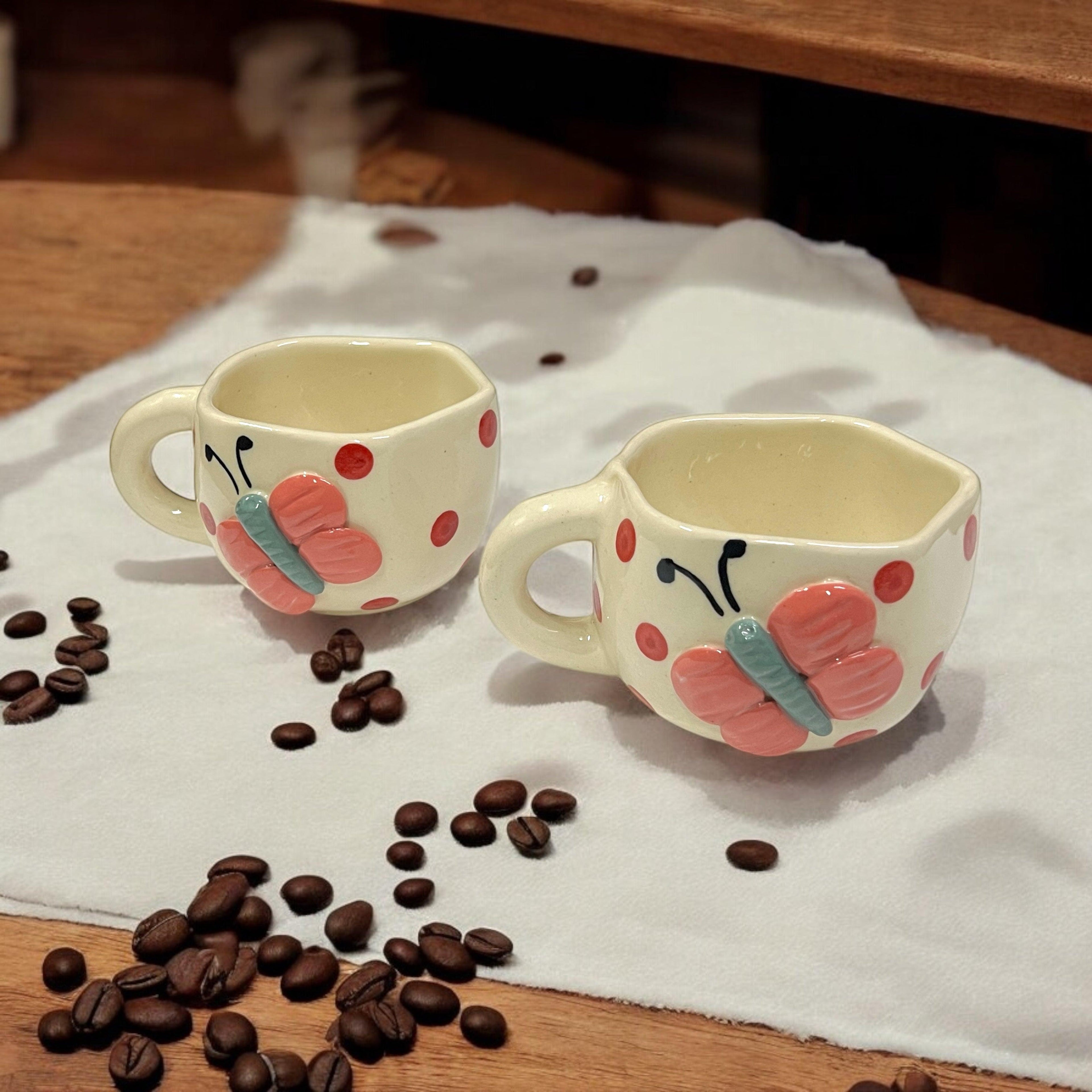 Butterfly Coffee Mug - Clayful Homes