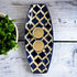 Blue Snacks Platter - Clayful Homes