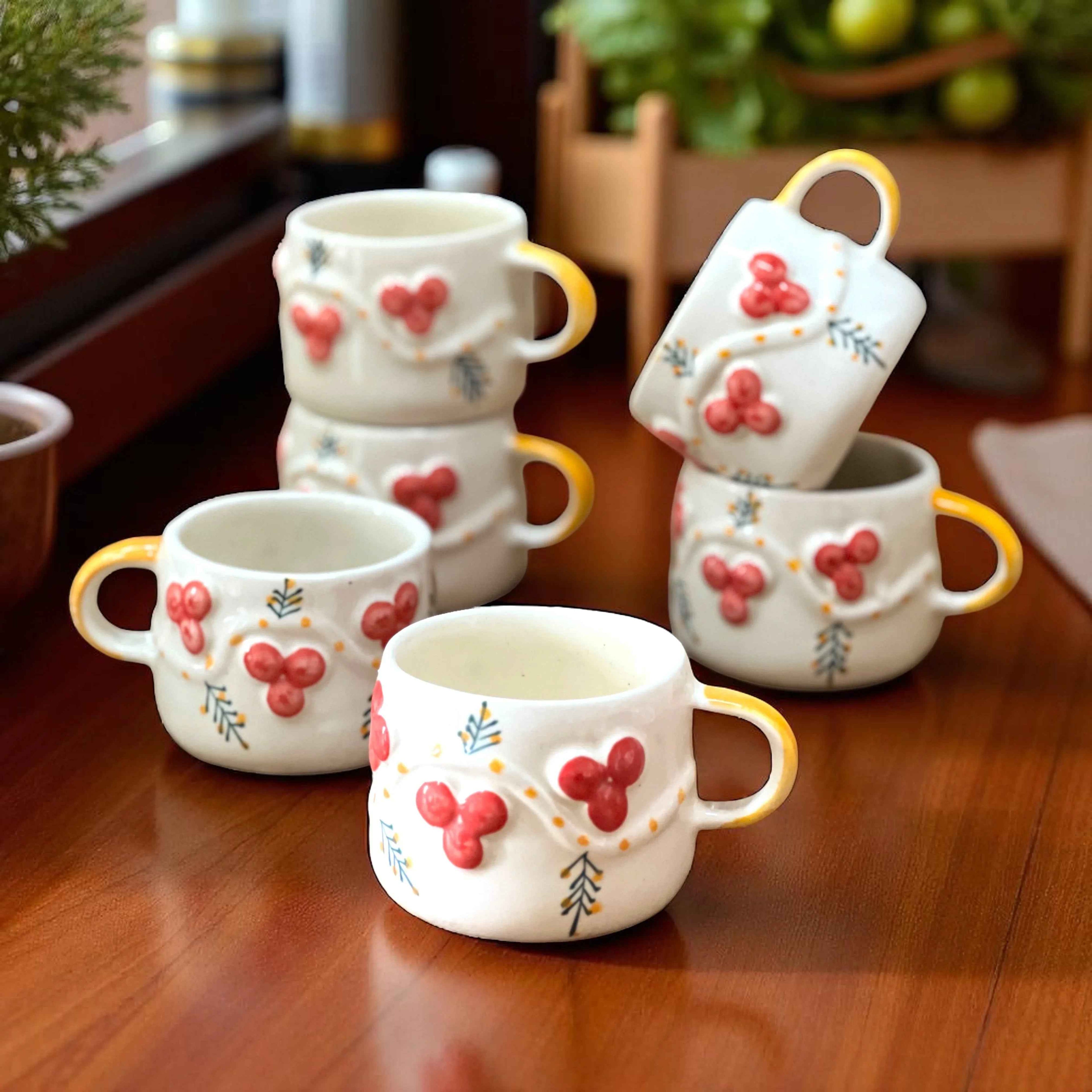 Cherry-licious Mugs Set of 6