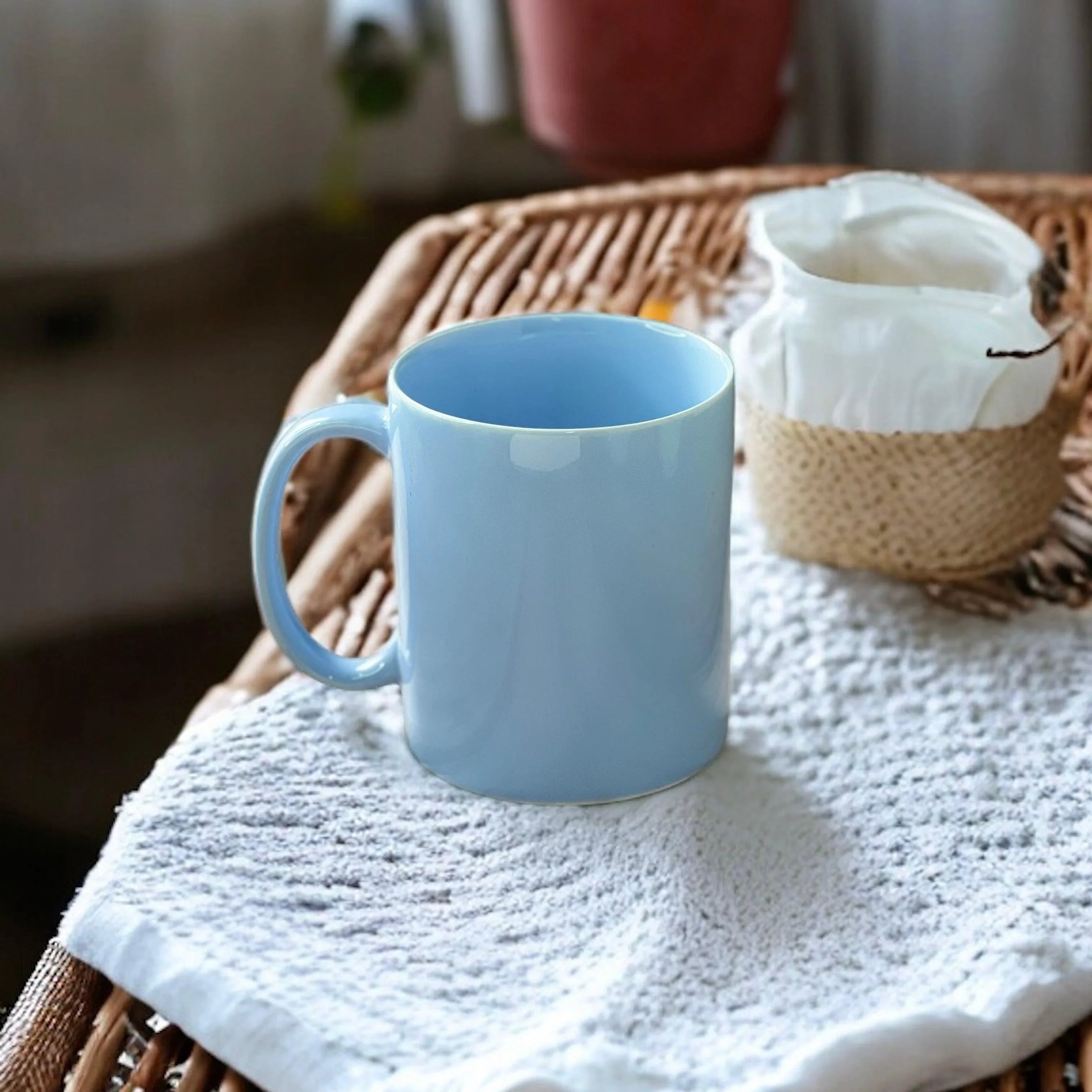 Big Blue Mugs | Set of 2 - Clayful Homes