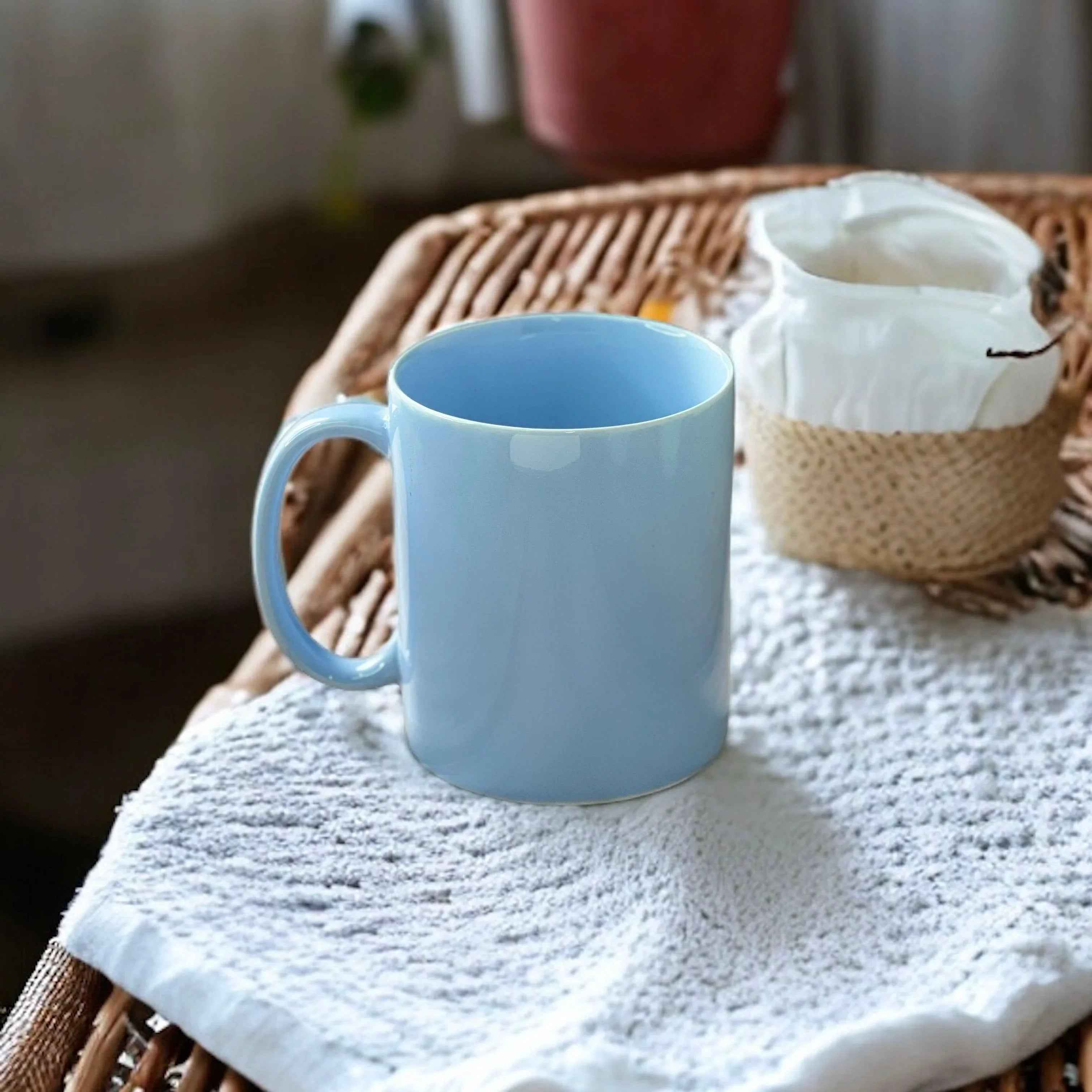 Big Blue Mugs | Set of 2 - Clayful Homes