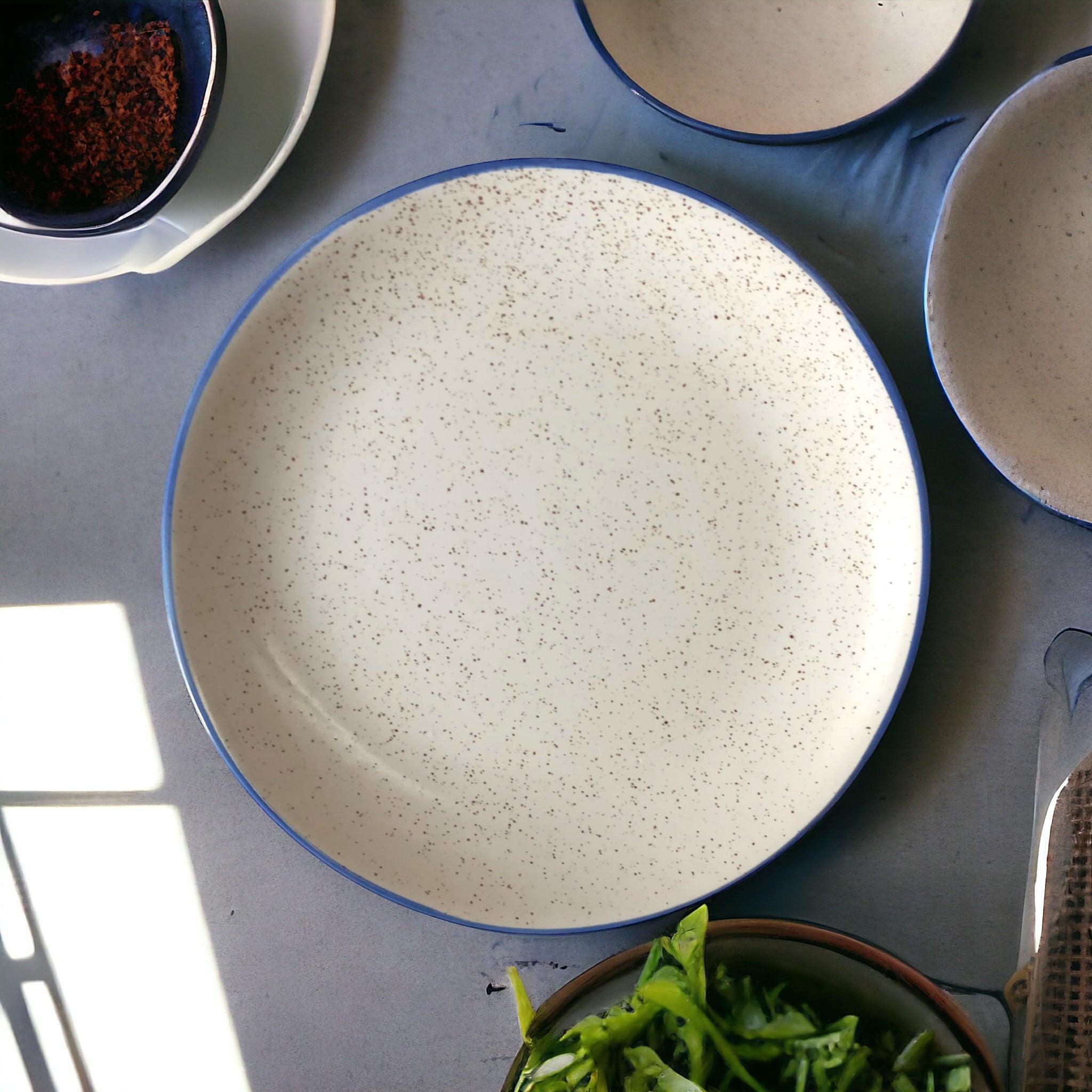 Marble White Dinner set (18pcs) - Clayful Homes