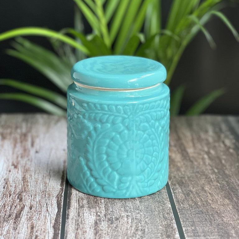 Two Blue Jars - Clayful Homes