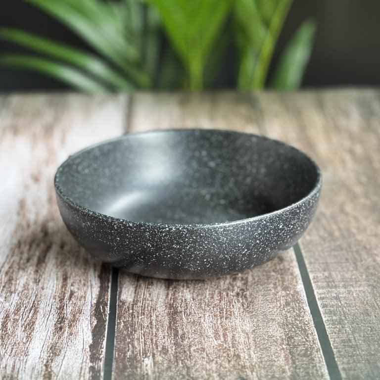 Black Marble Set of 2 Serving Bowls - Clayful Homes