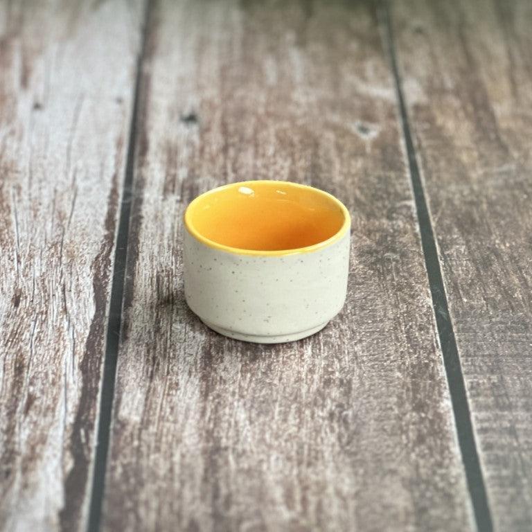 Yellow Marble Chutney Katoris / Bowls - Clayful Homes
