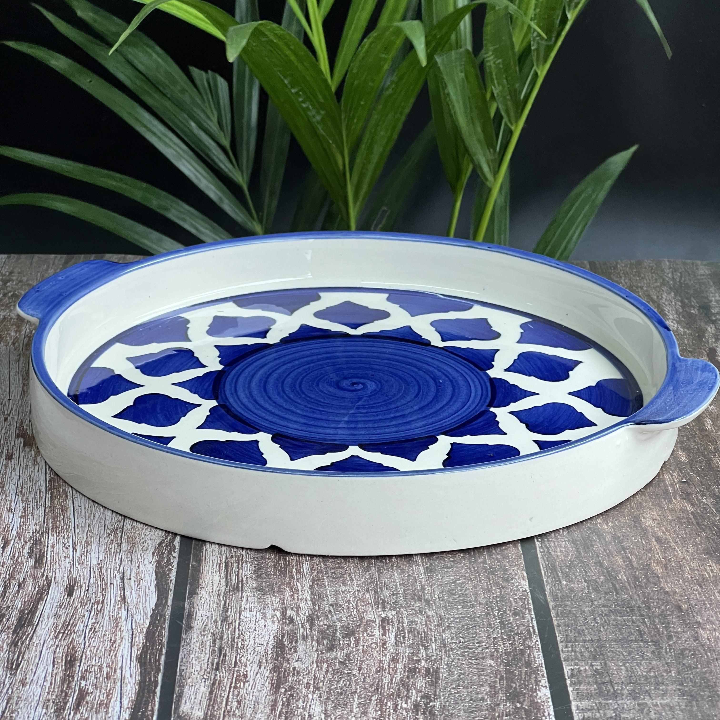 Four Royal Blue Teapot Set - Clayful Homes