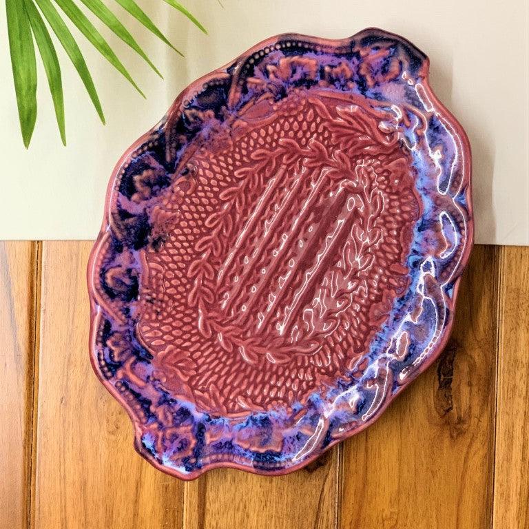 Pink Platter - Clayful Homes
