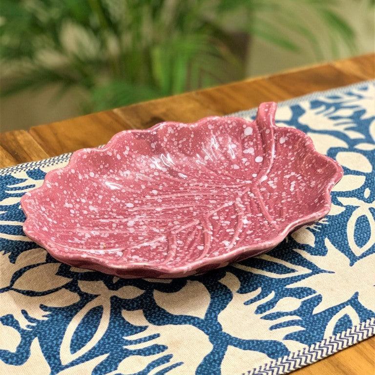 Pink Banana Platter - Clayful Homes