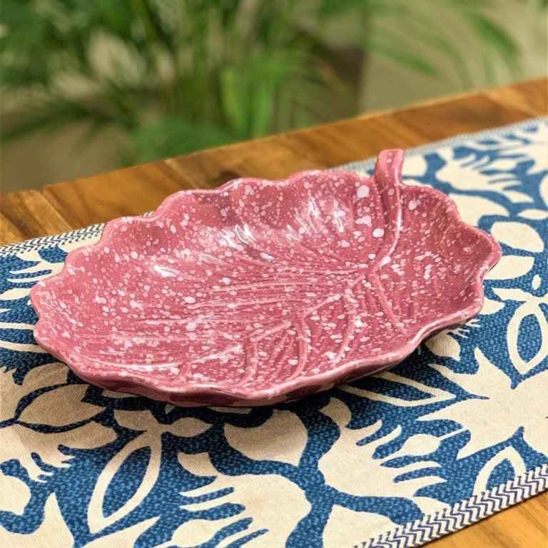 Pink Banana Platter - Clayful Homes