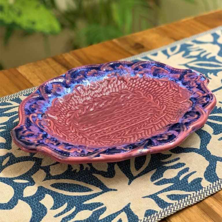 Pink Platter - Clayful Homes