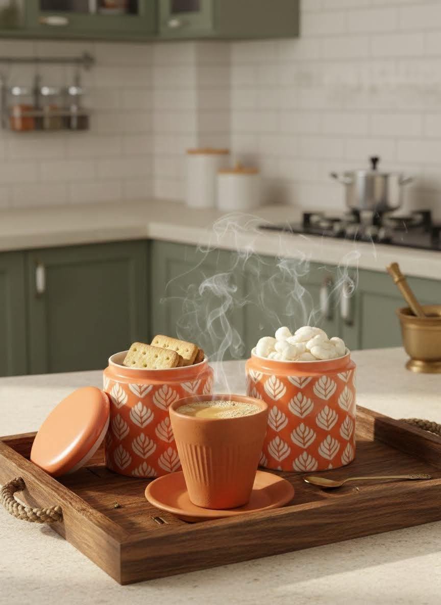 Pink Design Jars Pack of 2 - Clayful Homes