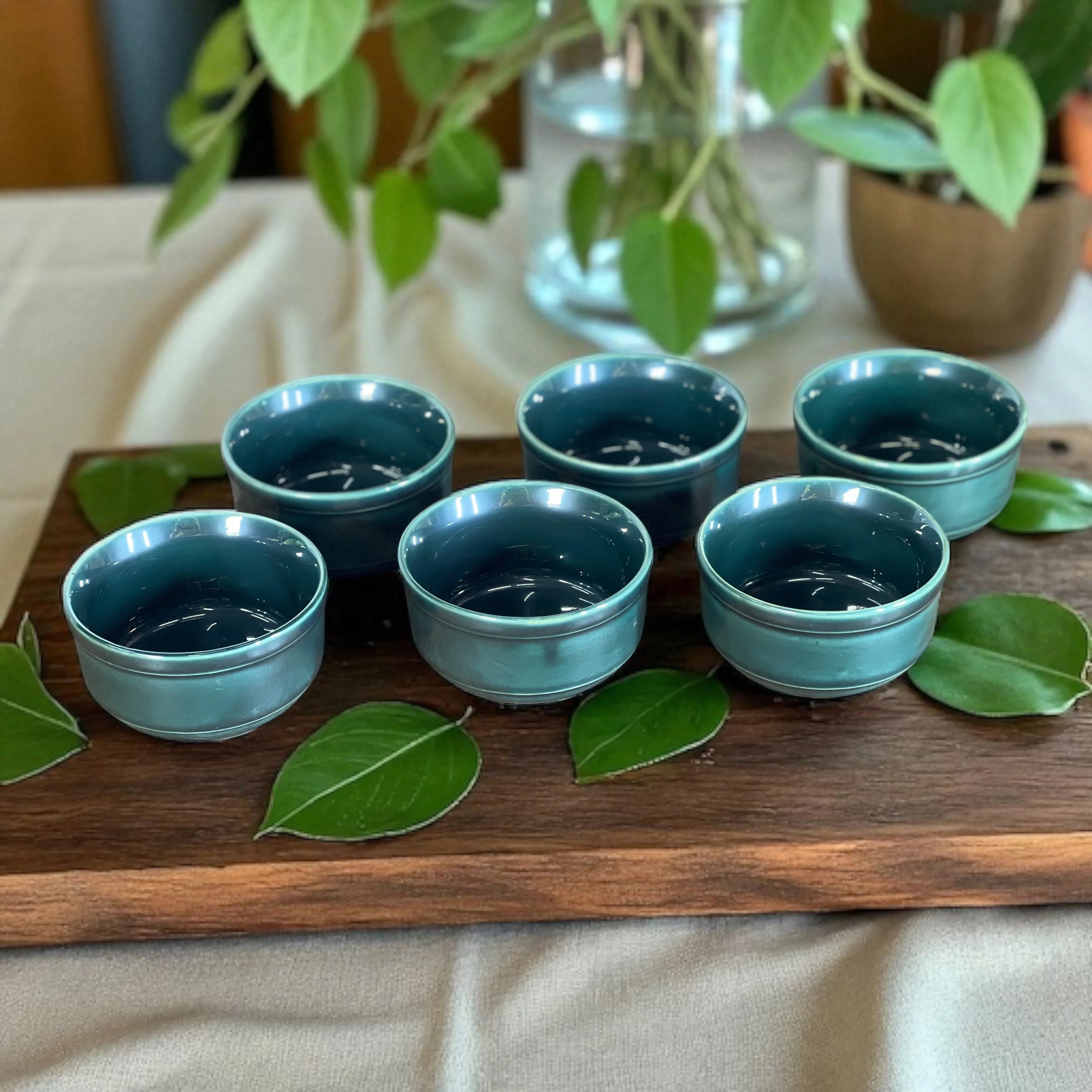 Studio Green Ceramic Soup Bowls Set of 6 - Clayful Homes