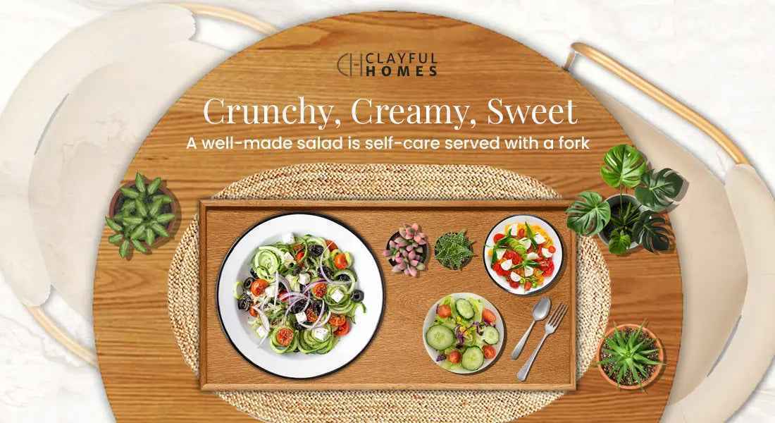 How to Build a Balanced and Delicious Salad Plate in 5 Minutes - Clayful Homes