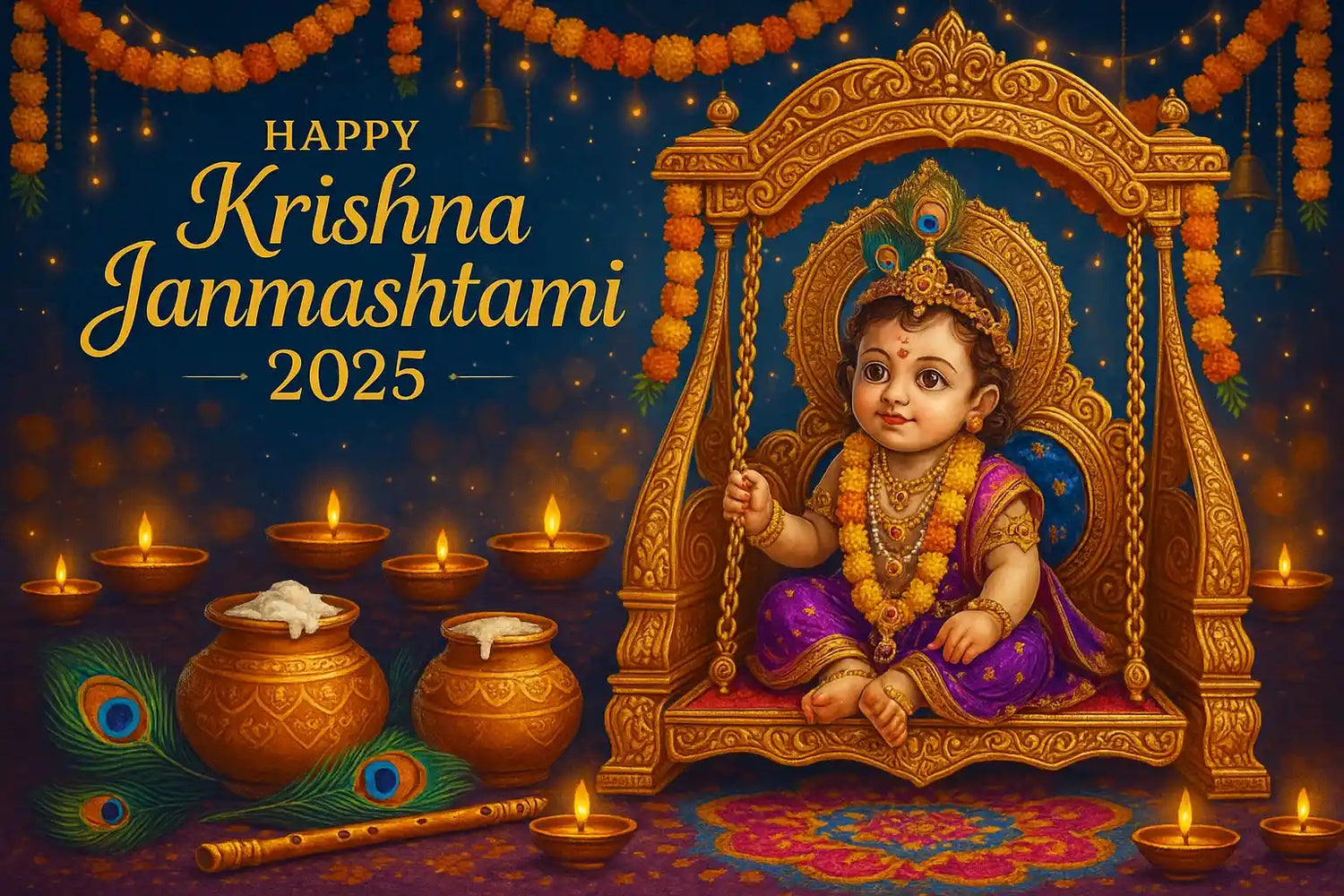 7 Sacred Ways: Celebrating Krishna Janmashtami 2025