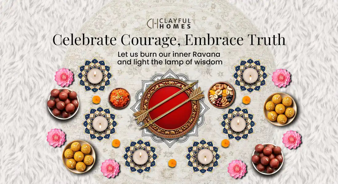 Celebrate Dussehra with Meaningful Quotes and Thoughtful Gifts in Hindi - Clayful Homes