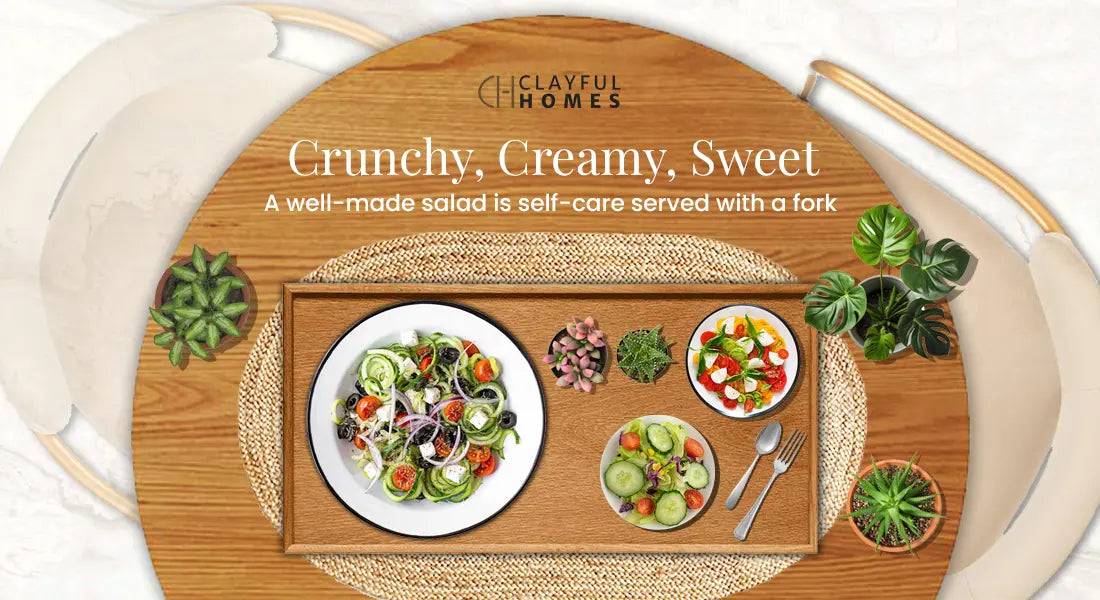 How to Build a Balanced and Delicious Salad Plate in 5 Minutes - Clayful Homes