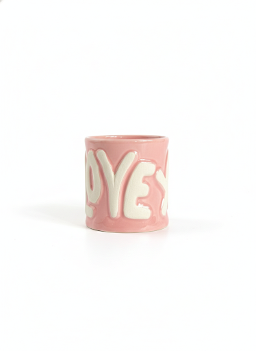 Pink “Love” Mug (Pack of 1)