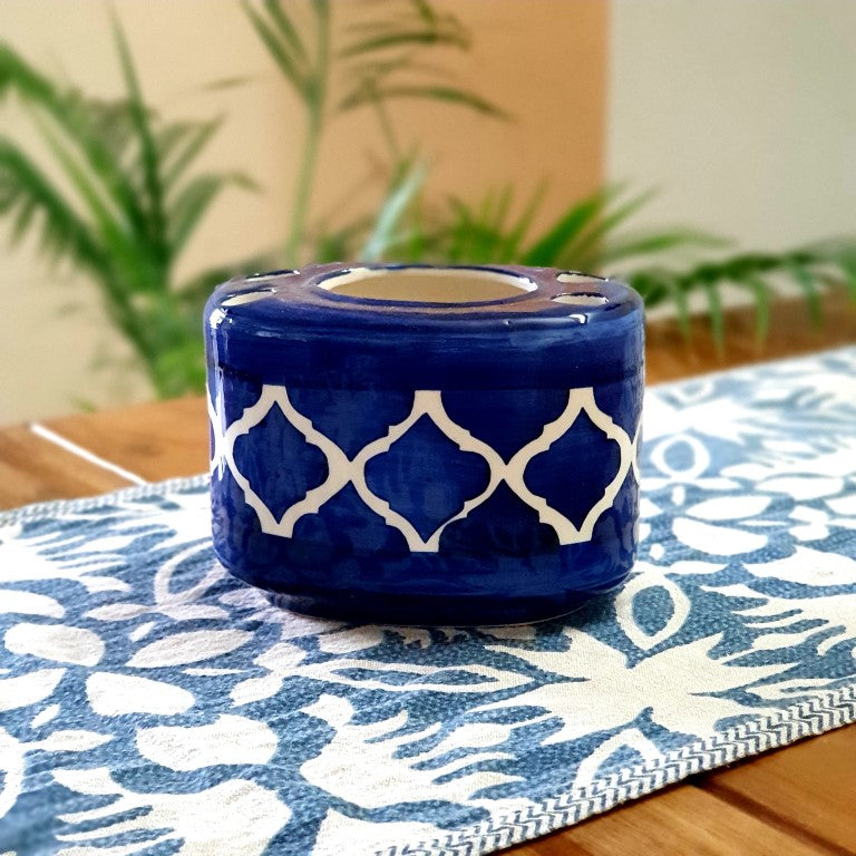 Blue Morroco Bathroom Set