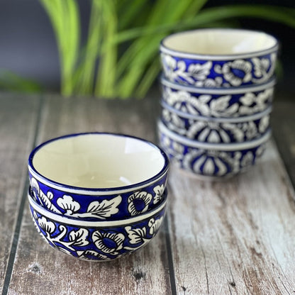 Blue Mughal Set of 6 Dinner Bowls