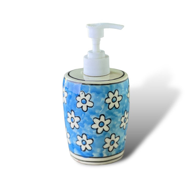 Aqua Blue Soap Dispenser